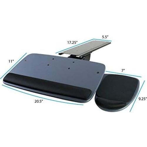 Bandeja de Teclado Ajustable Mount-It! MI-7137 Ergonómica