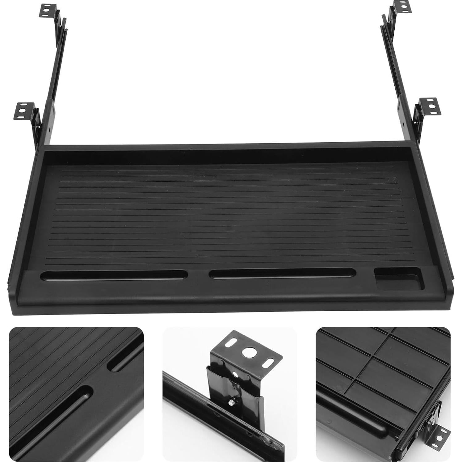 Bandeja Deslizante para Teclado Jojofuny 51.5x27cm Negra