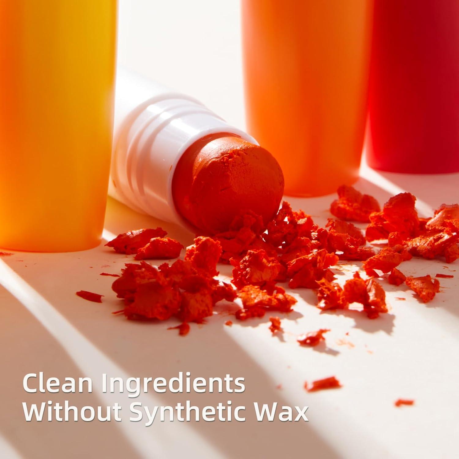 Crayones Jumbo MiDeer 12 Colores Lavables para Niños