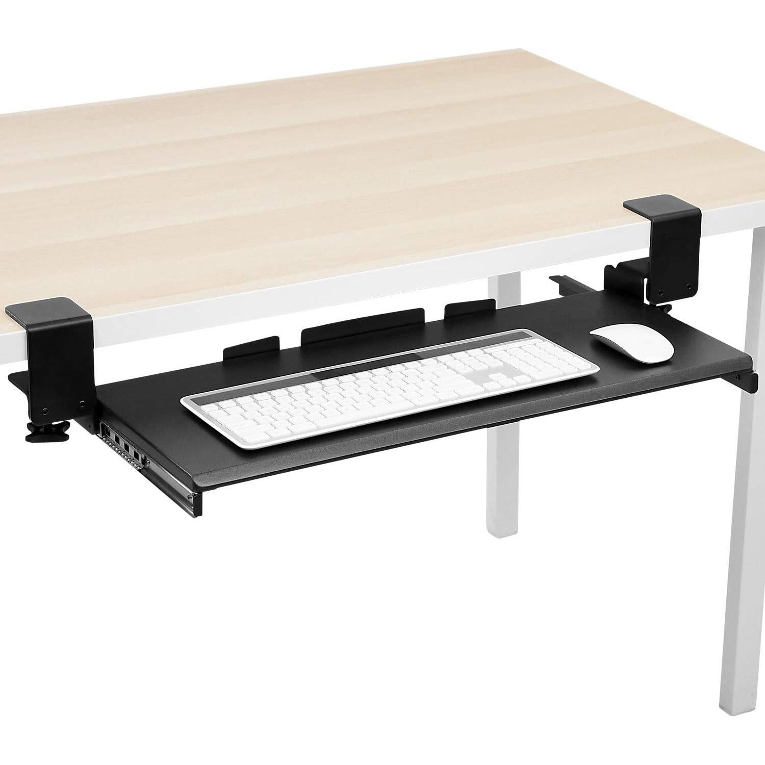 Bandeja de Teclado Ergonómica Mount-It! 68.58 cm con Abrazadera