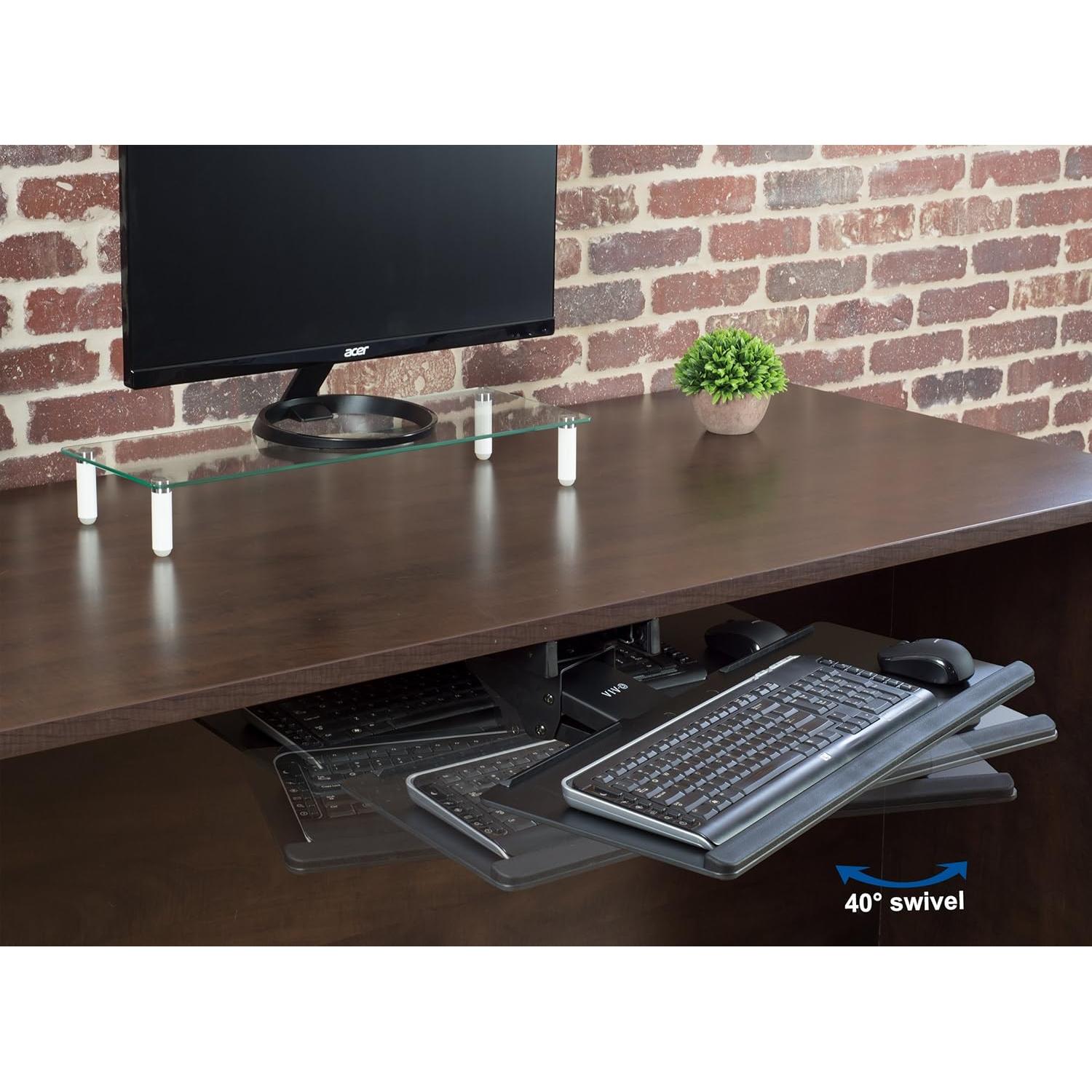 Bandeja Ajustable para Teclado y Ratón VIVO MOUNT-KB04C