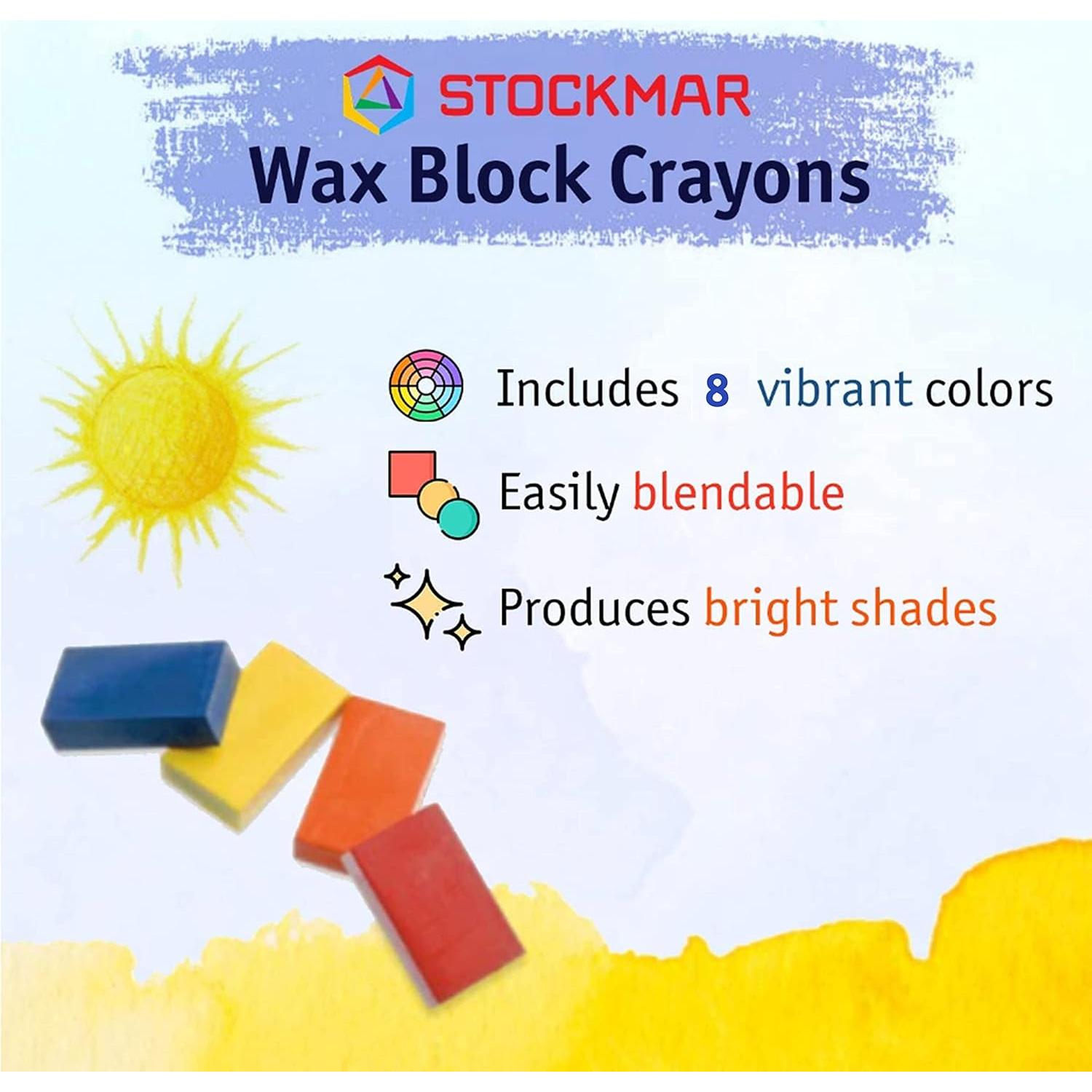 Bloques de Cera Stockmar 8 Piezas Impermeables en Lata