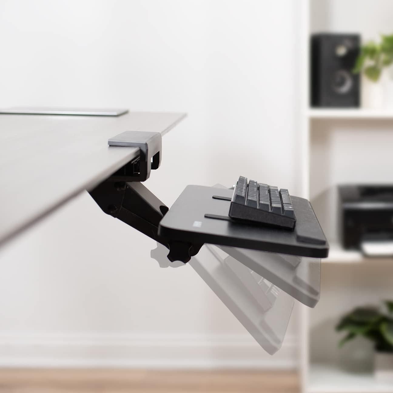 Bandeja de Teclado Ergonómica VIVO MOUNT-KB07B Negra