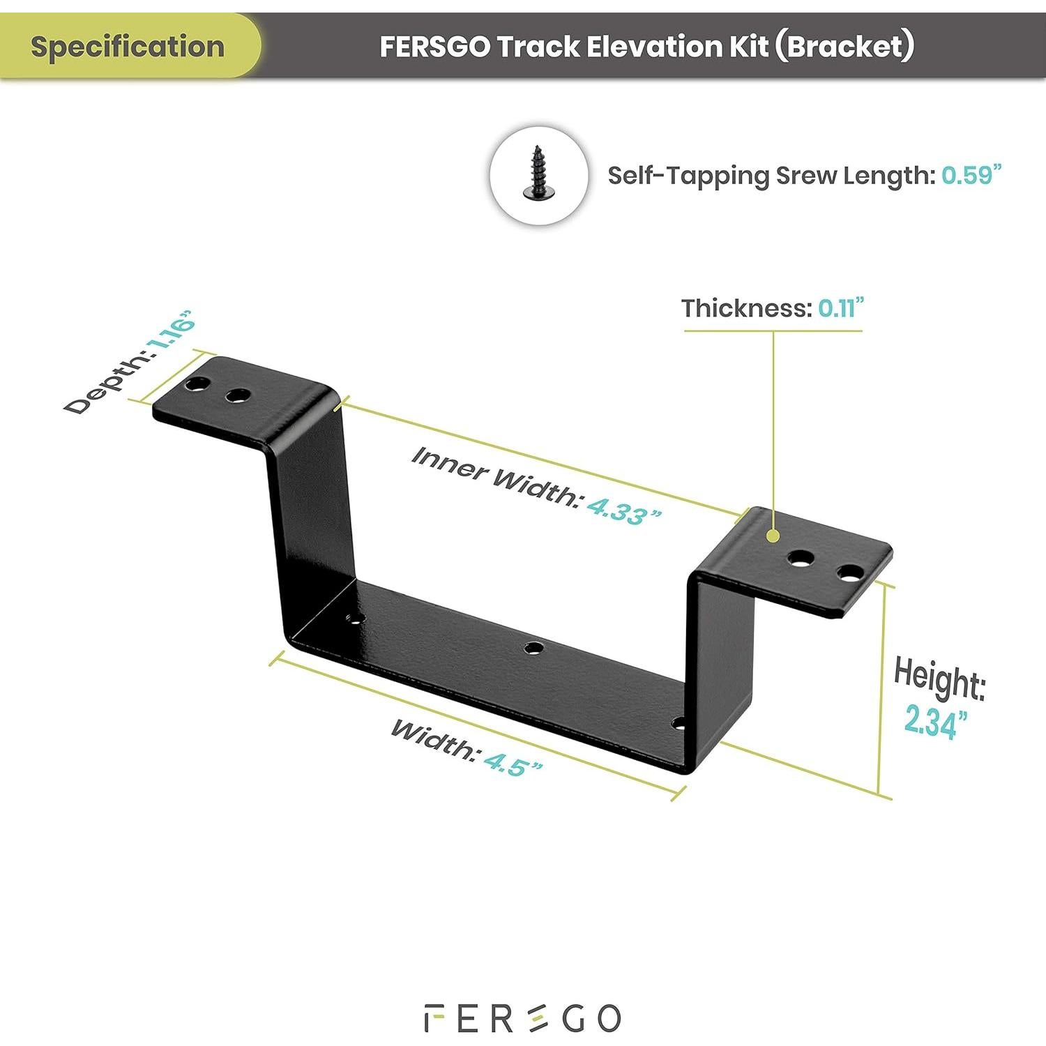 Kit de Elevación FERSGO para Bandeja de Teclado Ergonómico