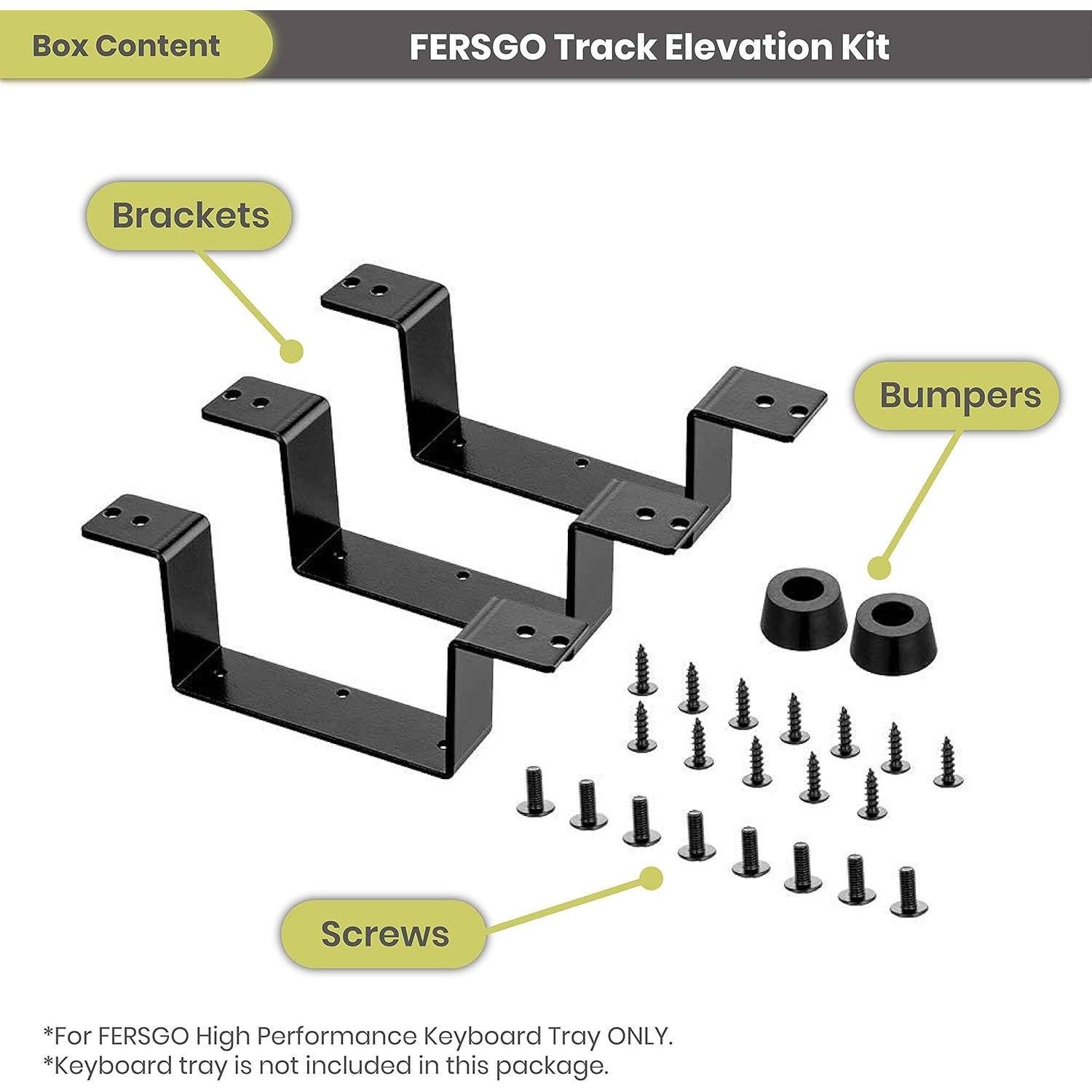 Kit de Elevación FERSGO para Bandeja de Teclado Ergonómico