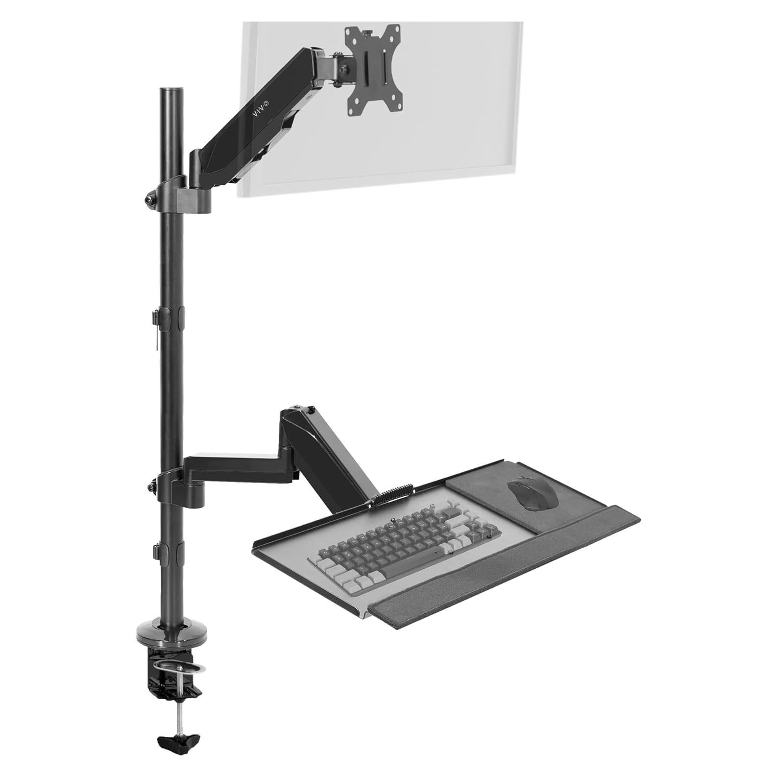 Soporte de Escritorio Ajustable VIVO STAND-SIT1B para Pantalla 32"