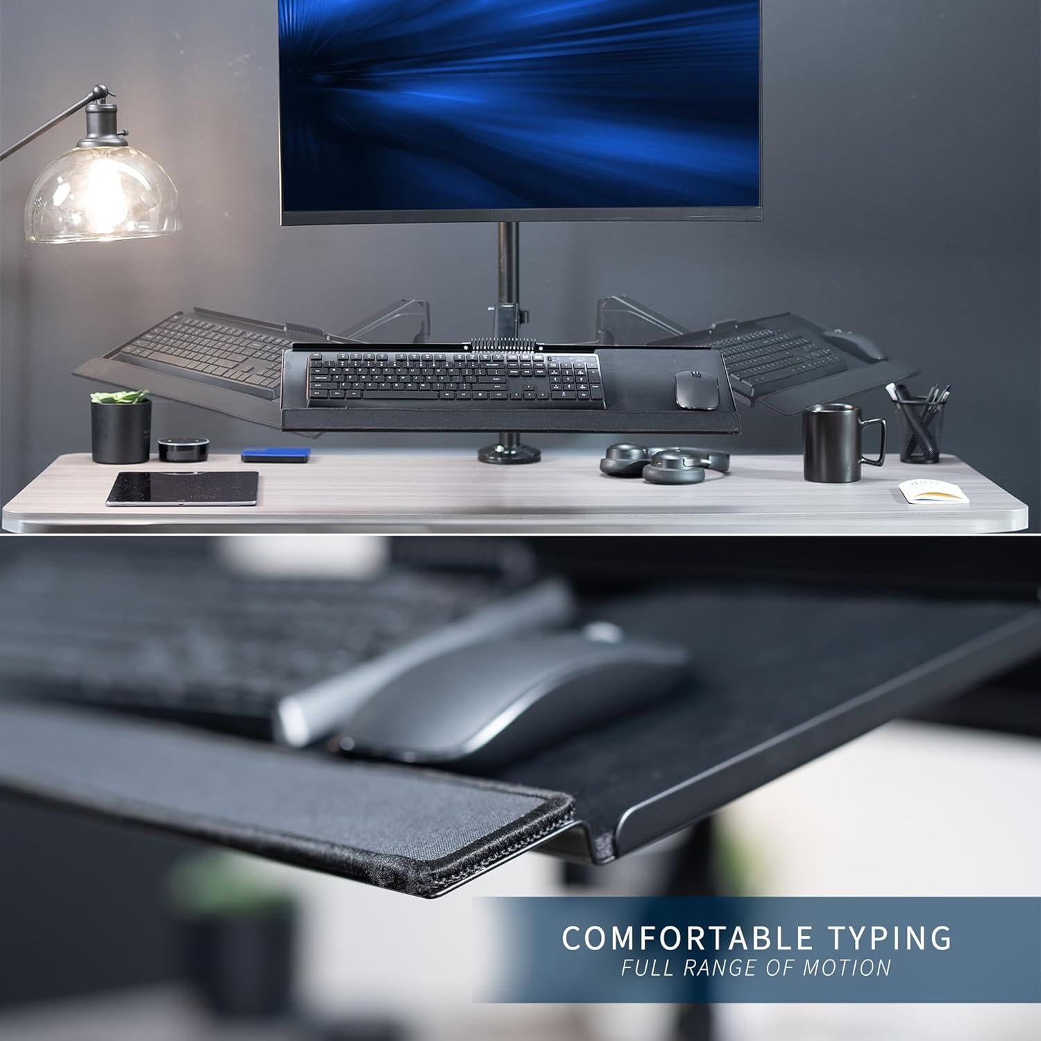 Soporte de Escritorio Ajustable VIVO STAND-SIT1B para Pantalla 32"