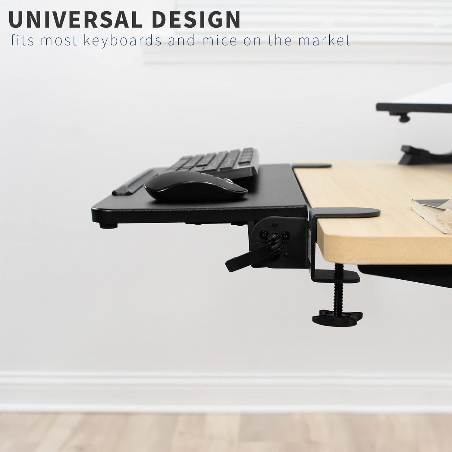 Bandeja de Teclado Inclinable VIVO MOUNT-KB06H 66x23cm Negro