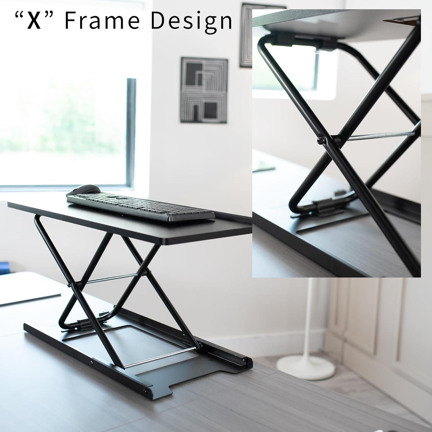 Elevador de Teclado Ergonómico VIVO 67.6x29 cm Ajustable 20.8-33 cm