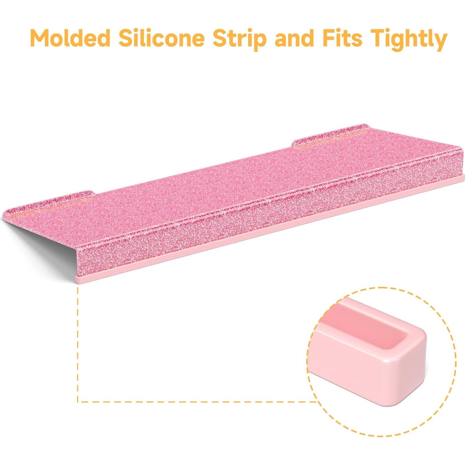 Soporte de Teclado Ergonómico Rulyyo 43.18 cm Rosa Brillante