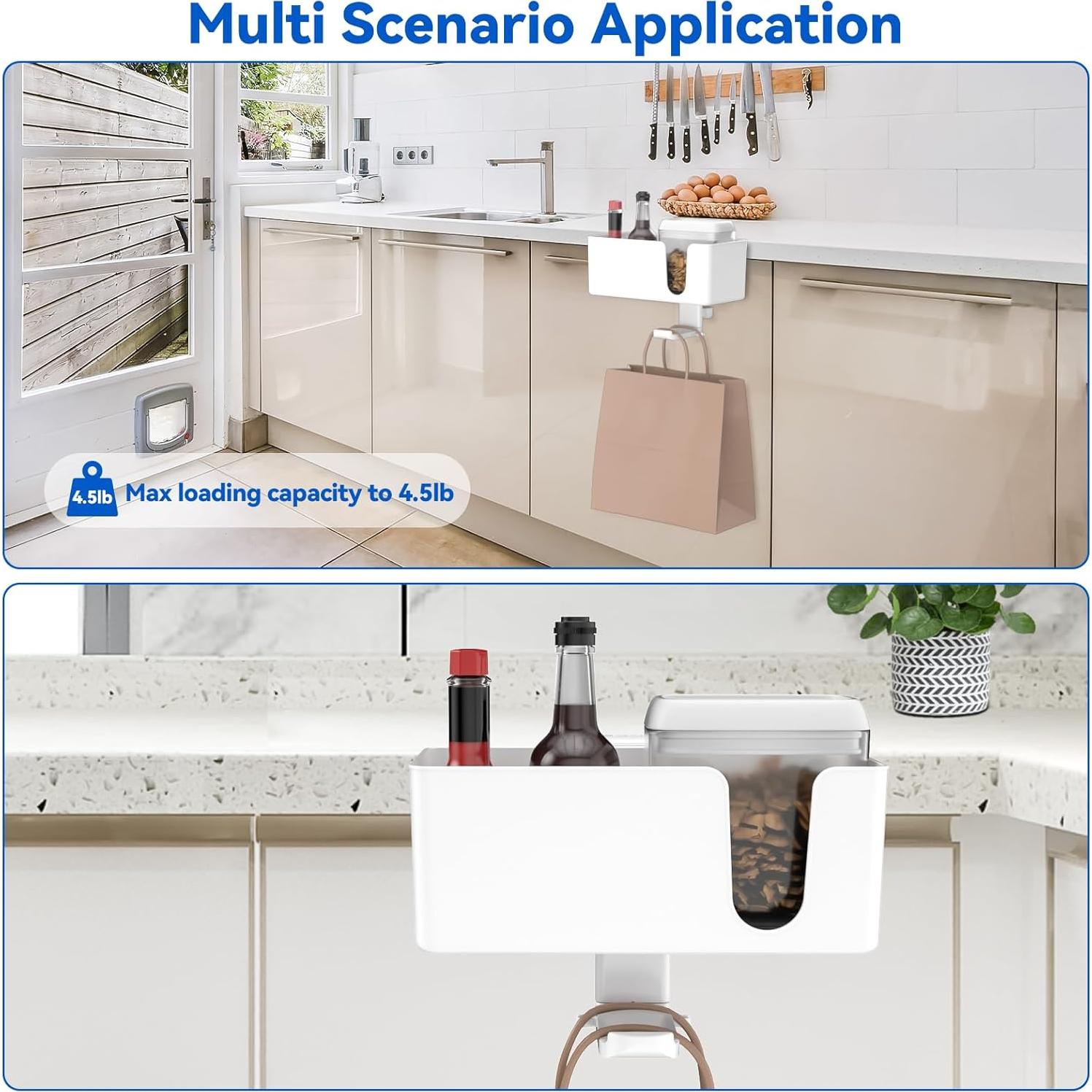 Organizador de Escritorio KDD 4 en 1 Blanco - Soporte Auriculares y Taza