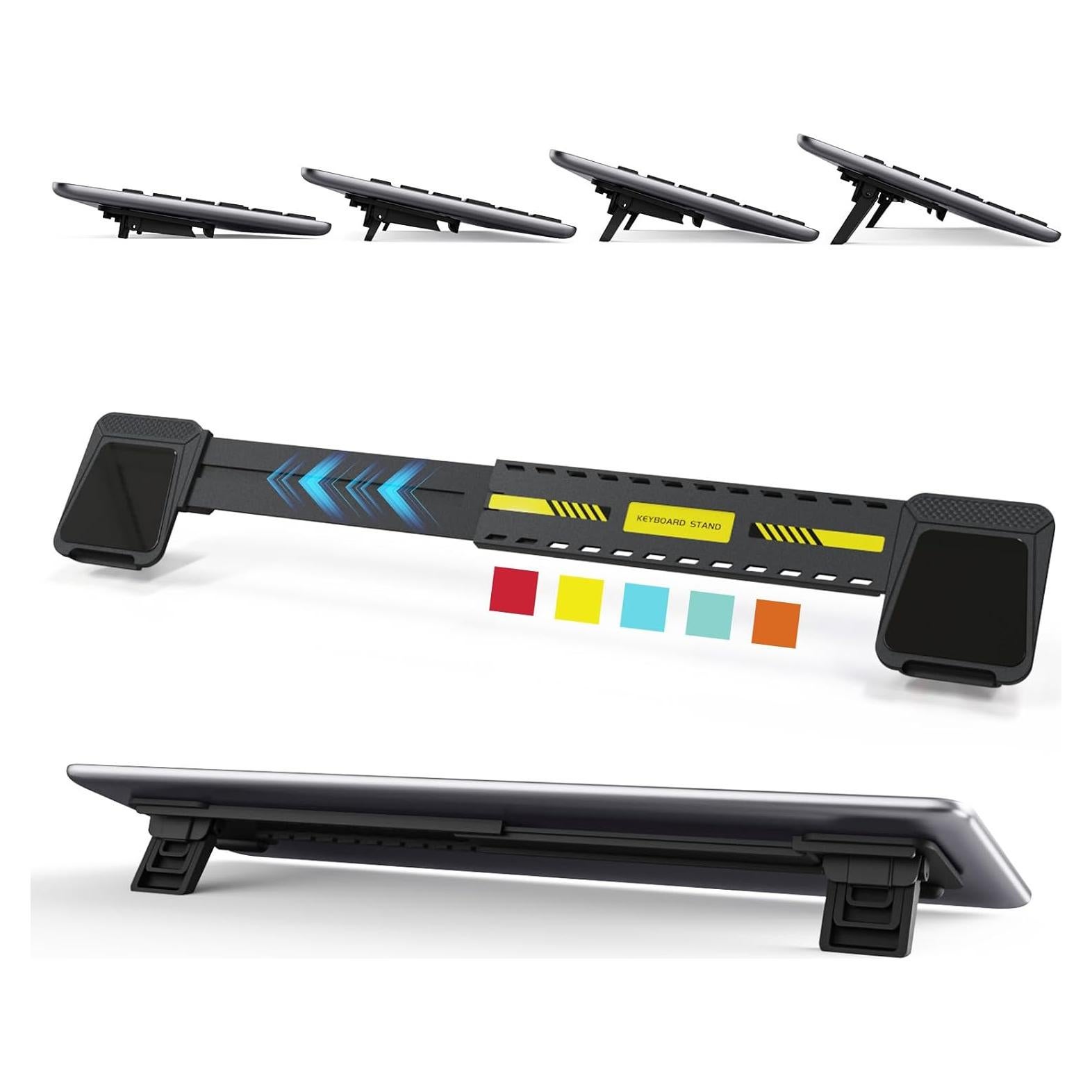 Soporte de Teclado Ergonómico HONKID Ajustable Amarillo