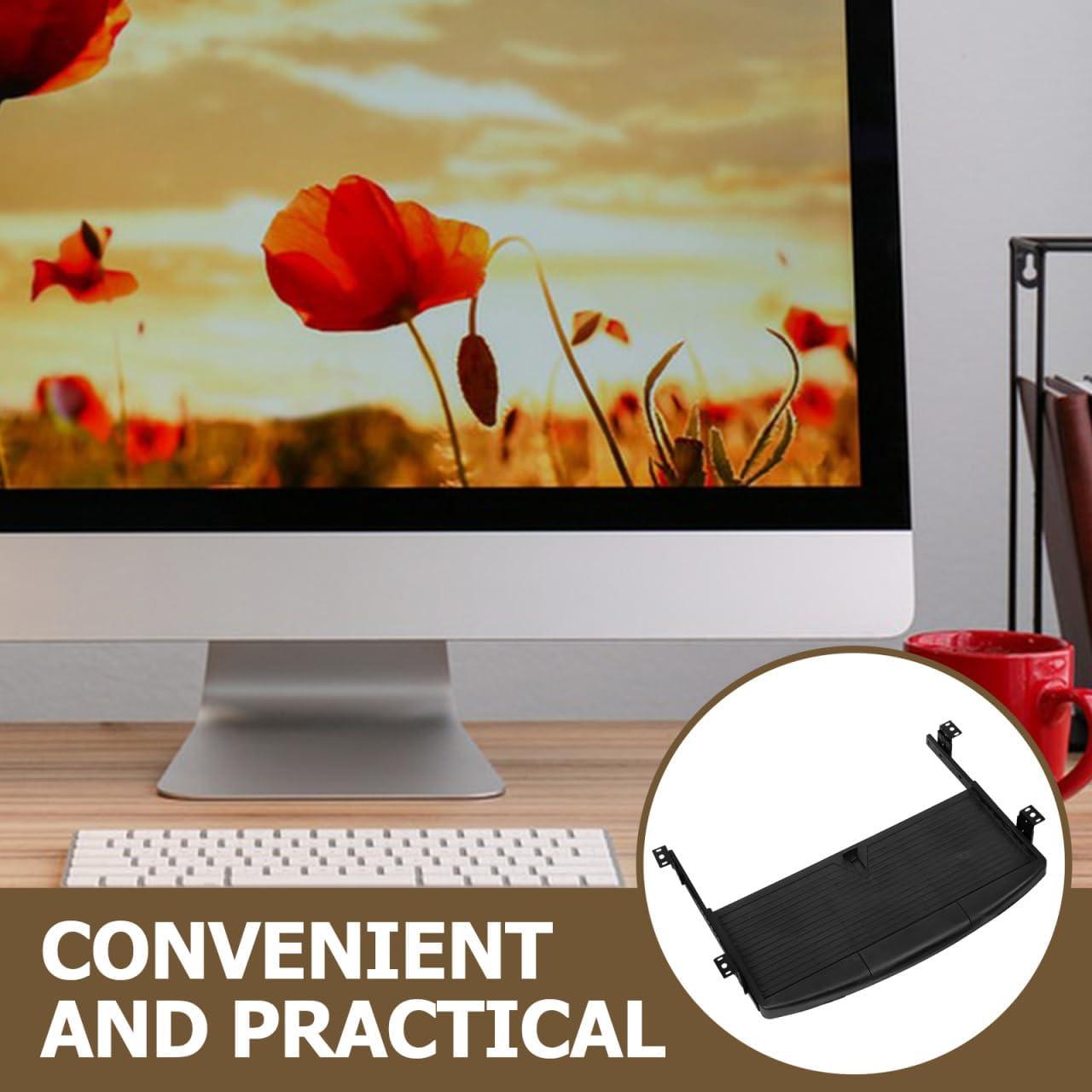 Bandeja para Teclado Ajustable DIYEAH Negra 53x25cm Ergonómica