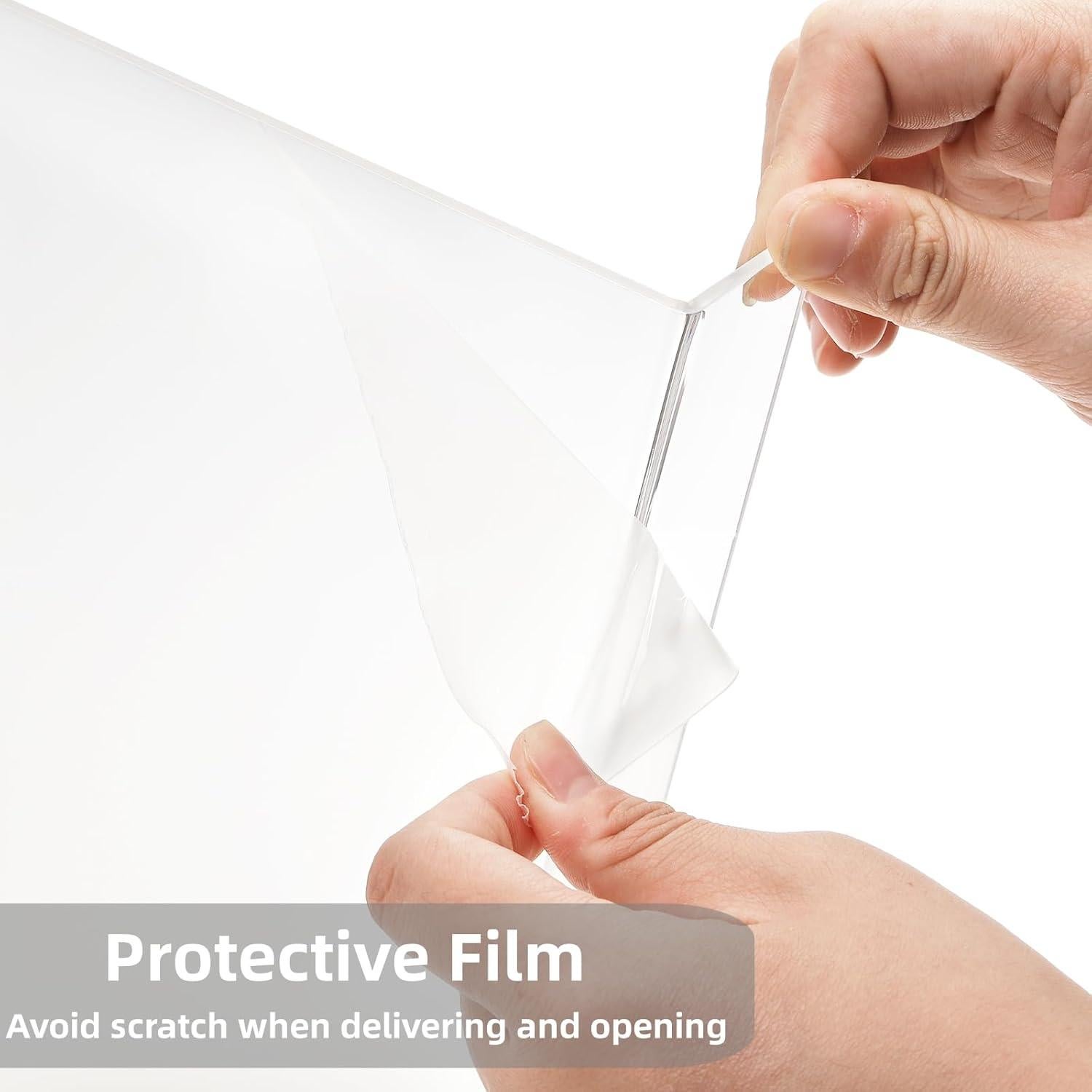 Soportes de Teclado Inclinados Eorbow - Paquete de 2, Acrílico Transparente