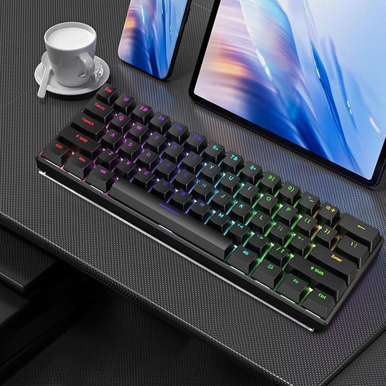 Soportes de Teclado Inclinados Eorbow - Paquete de 2, Acrílico Transparente