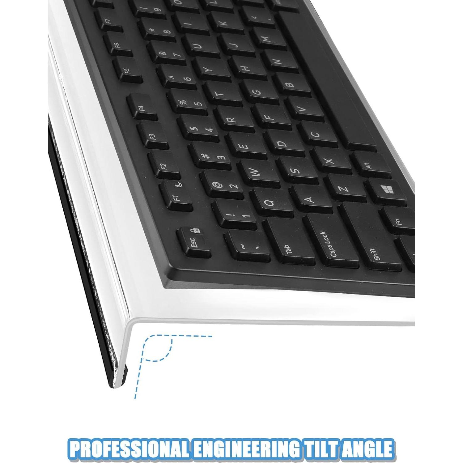 Soporte de Teclado Ergonómico Kalolary Acrílico Inclinado
