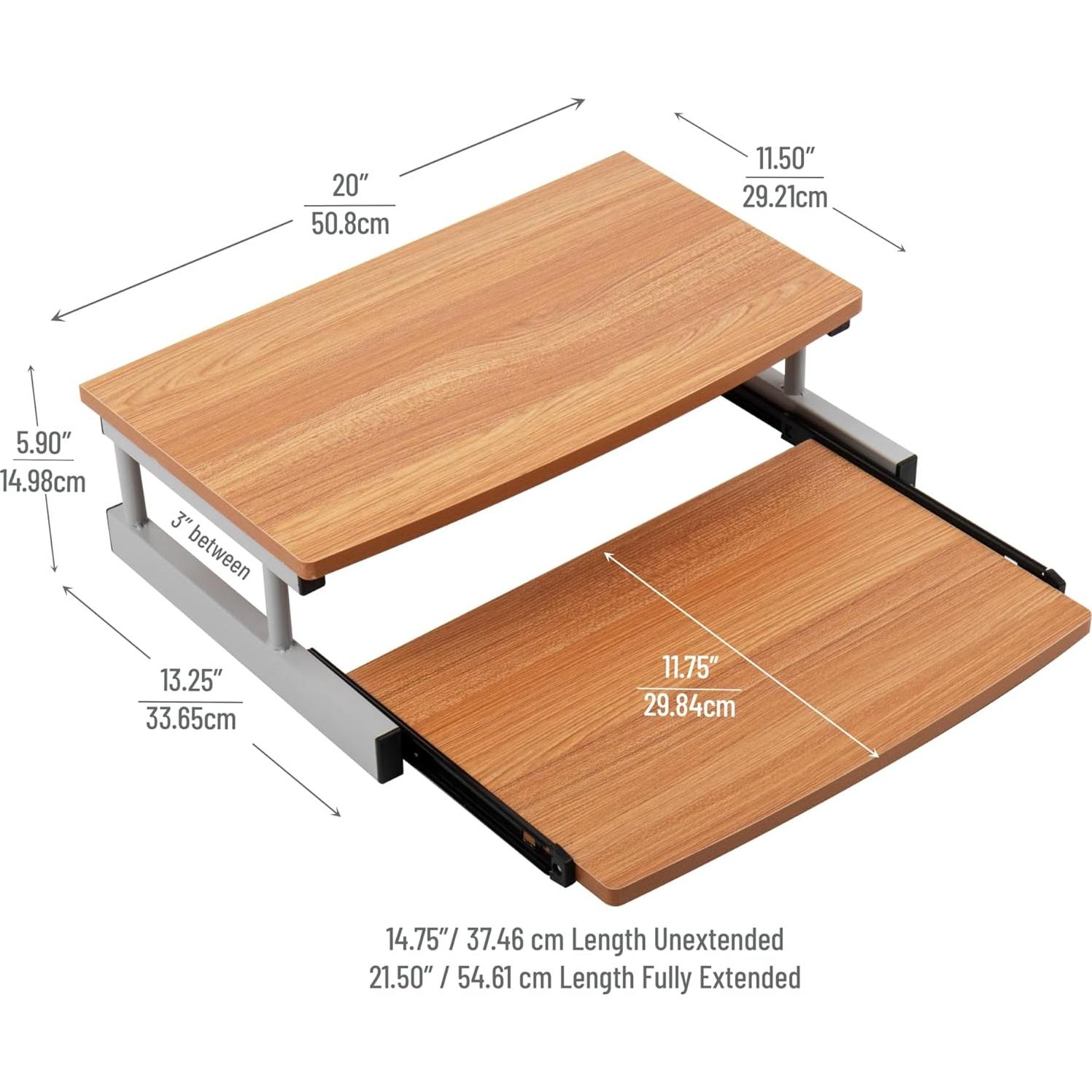 Soporte para Monitor Mind Reader con Cajón Deslizante 50.8x37.5cm