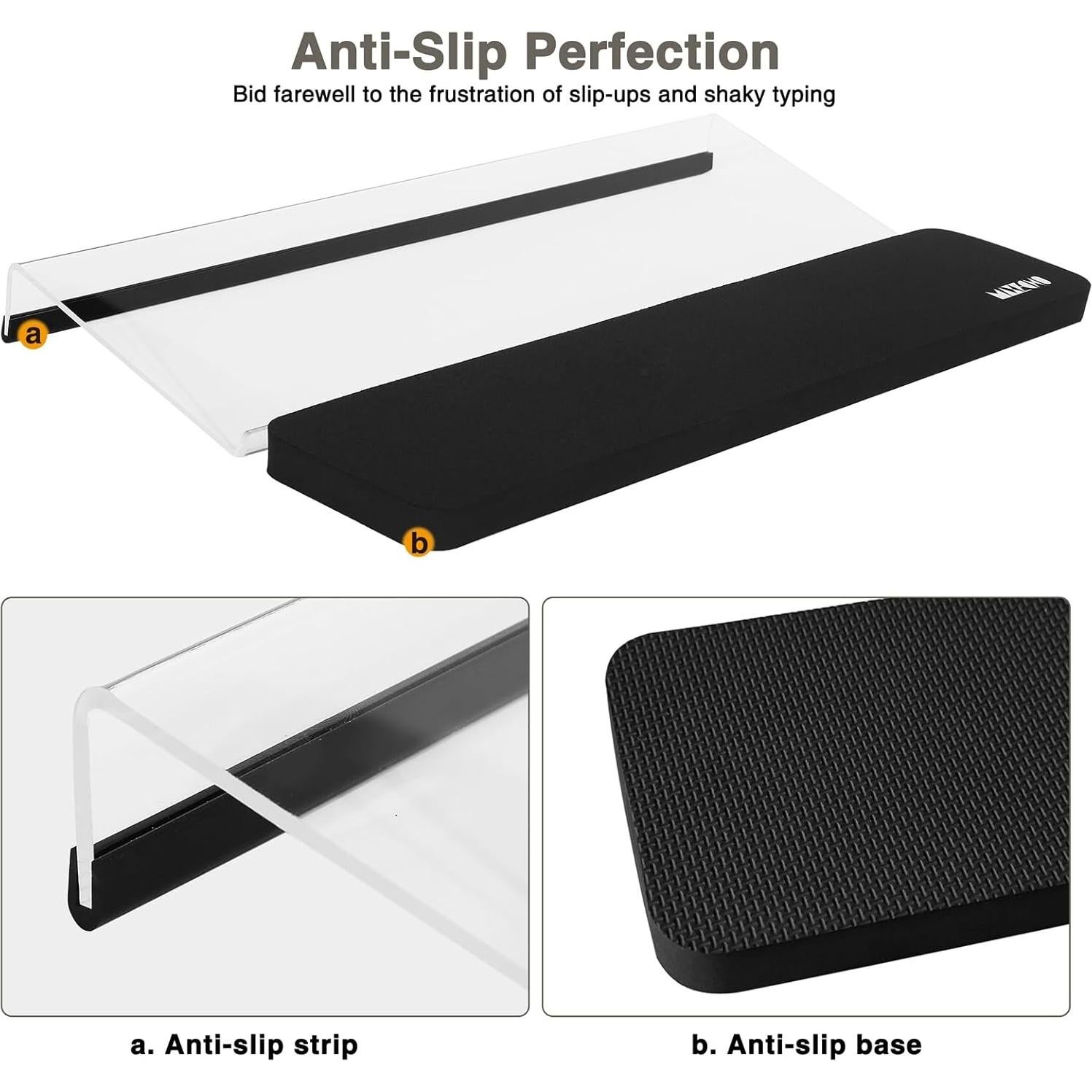 Soporte Elevador de Teclado Ergonómico MAXECHO Acrílico 42.9 cm