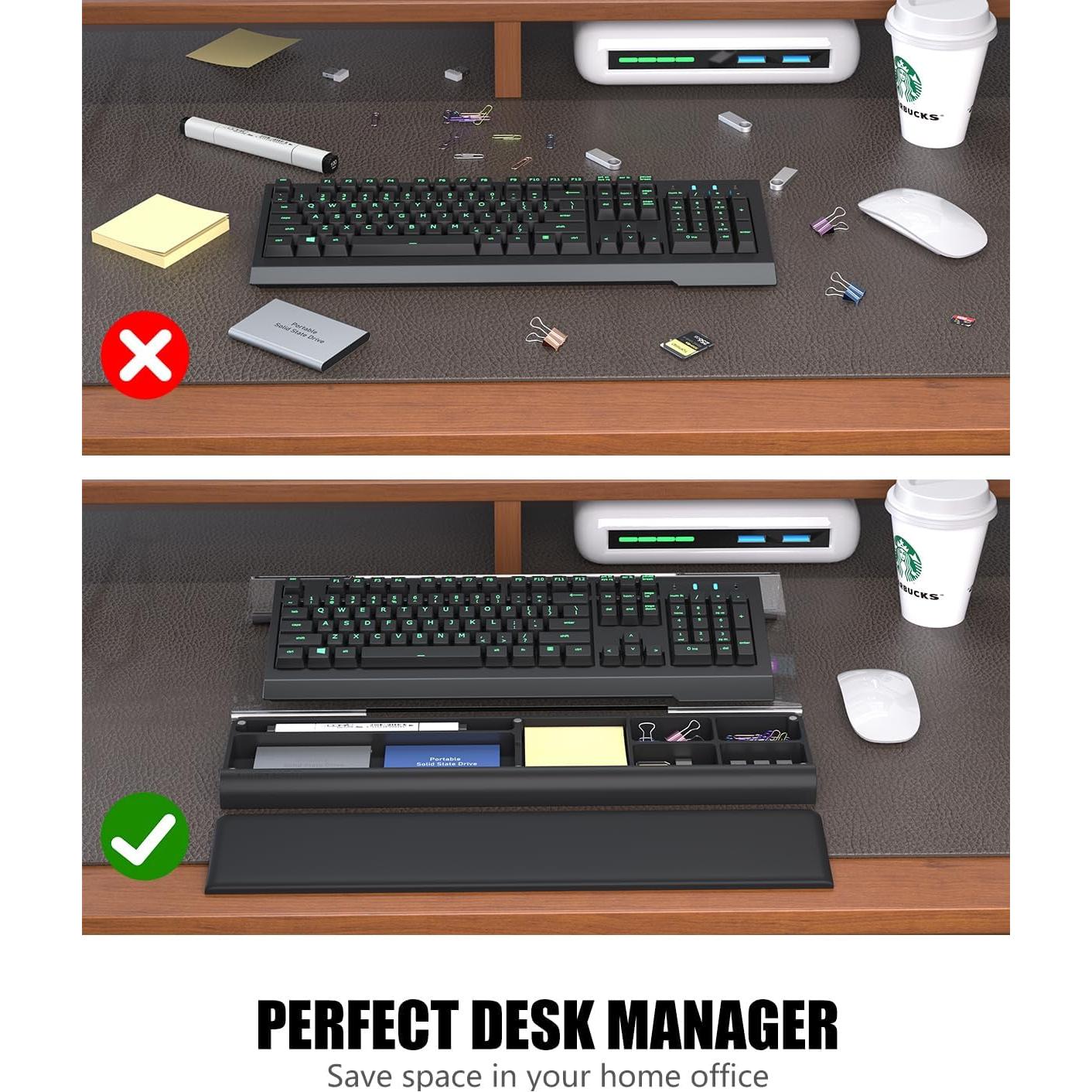 Soporte Ergonómico para Teclado HUICHANMI con Reposamuñecas