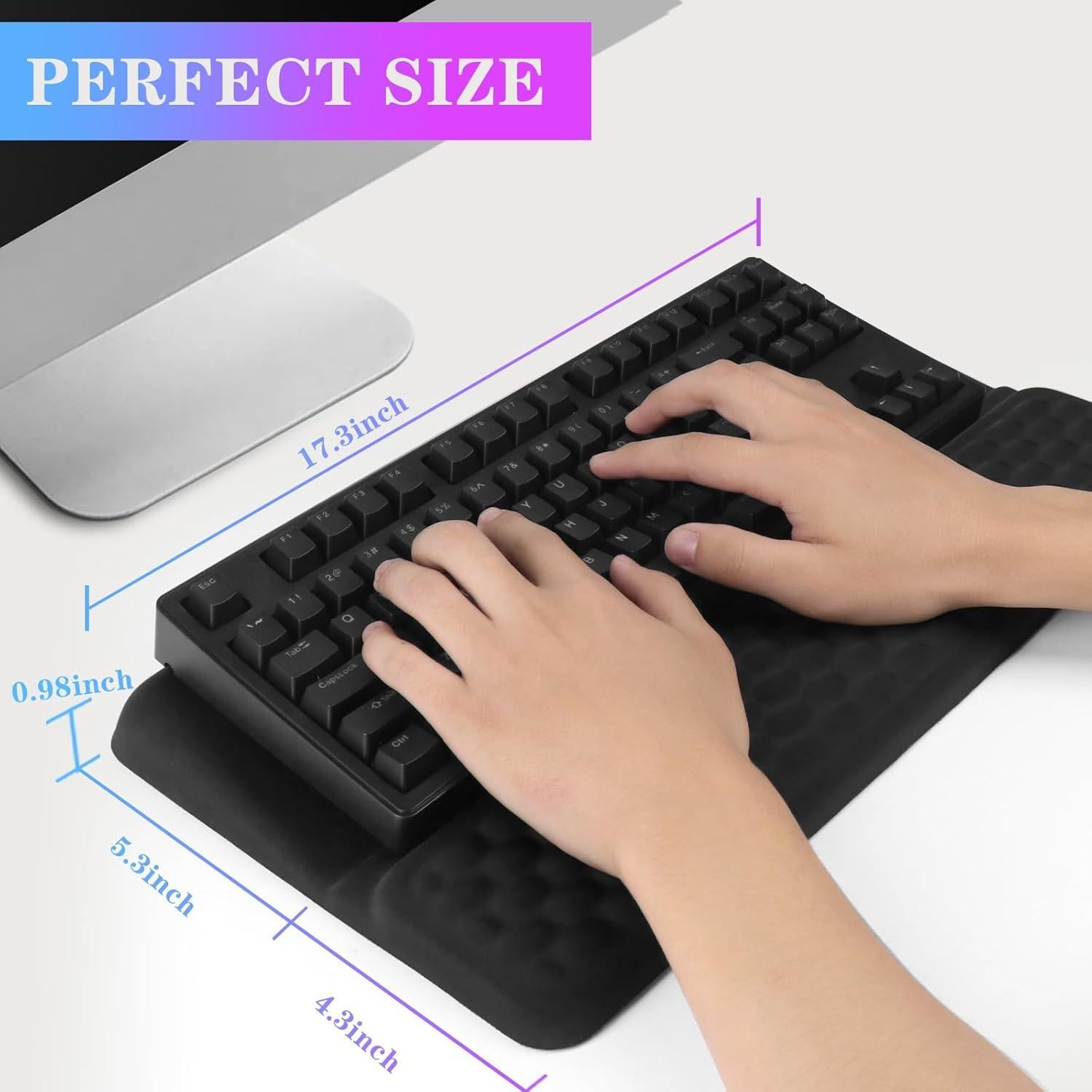 Soporte de Teclado Ergonómico CFHYZAZNCL con Almohadilla Negra