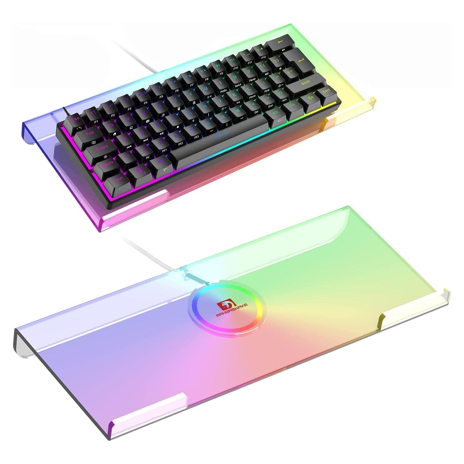 Soporte de teclado ergonómico SELORSS RGB 43.18x13.97cm