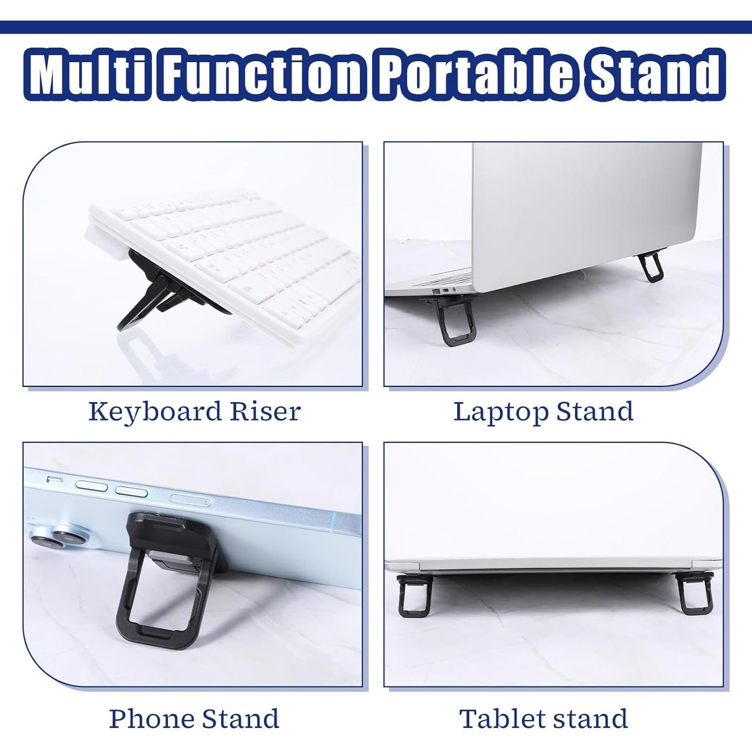 Soporte de Teclado Plegable Ergonómico Lnngub - 2 Pcs
