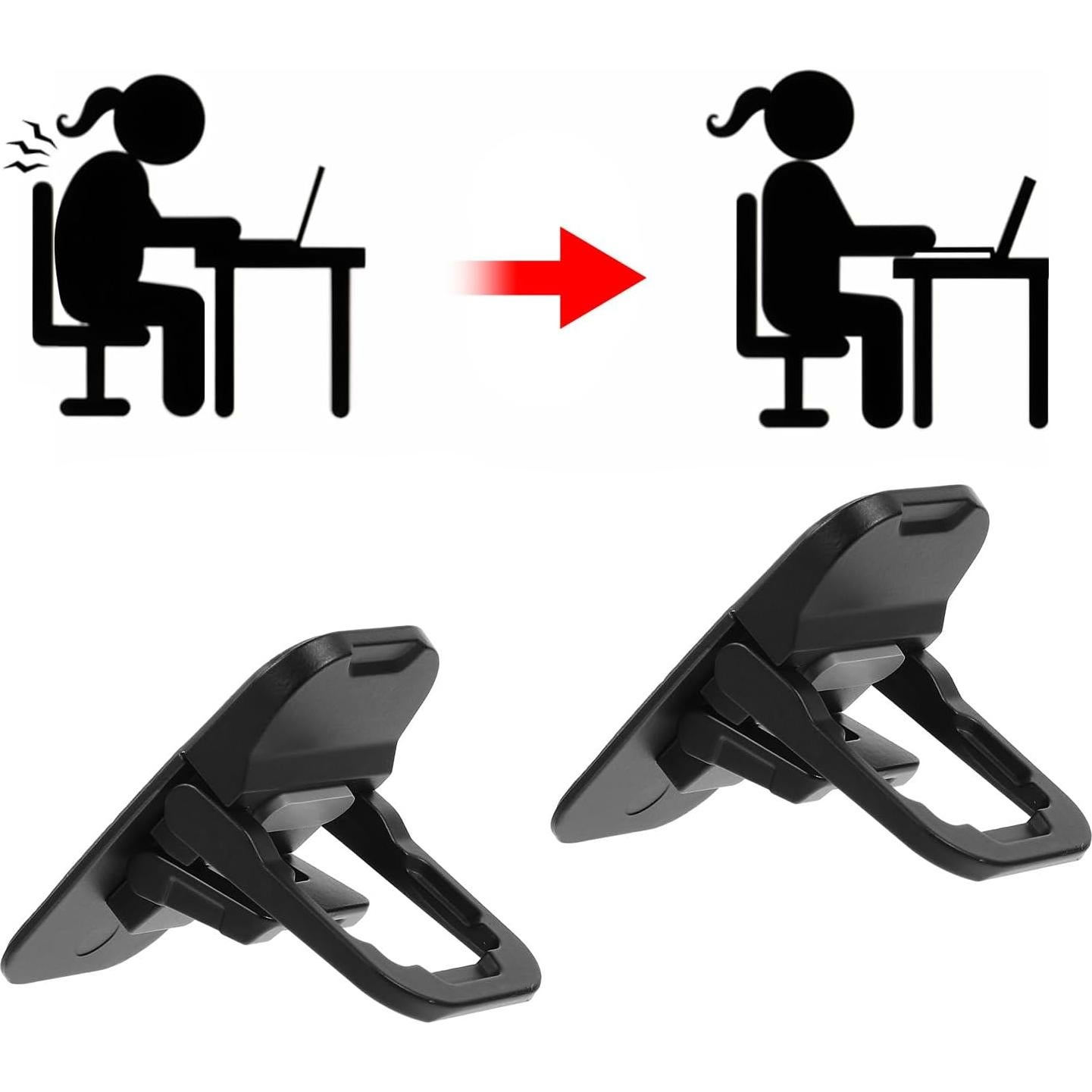 Soporte de Teclado Plegable Ergonómico Lnngub - 2 Pcs