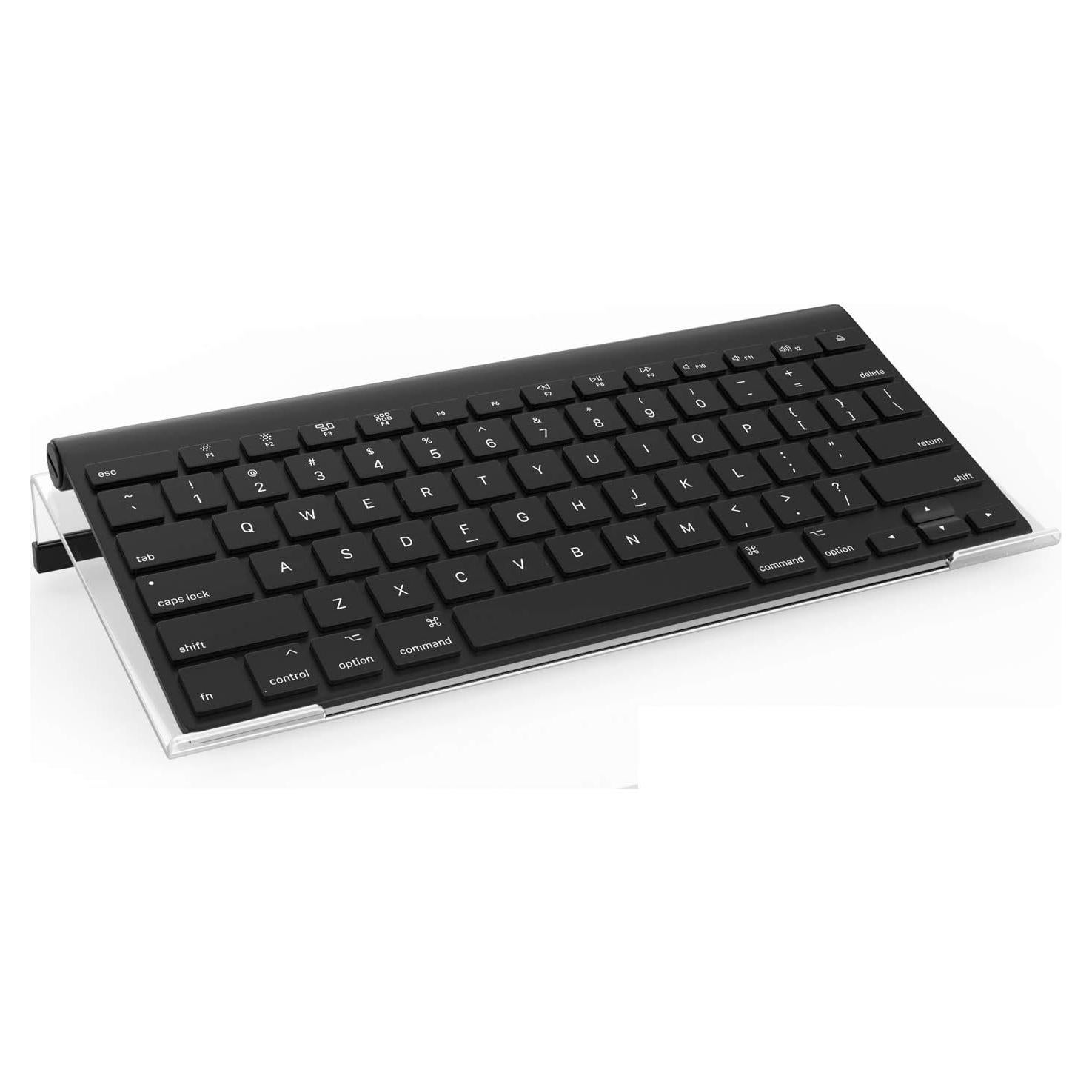 Soporte de Teclado Acrílico Richboom Compacto 30 cm Antideslizante