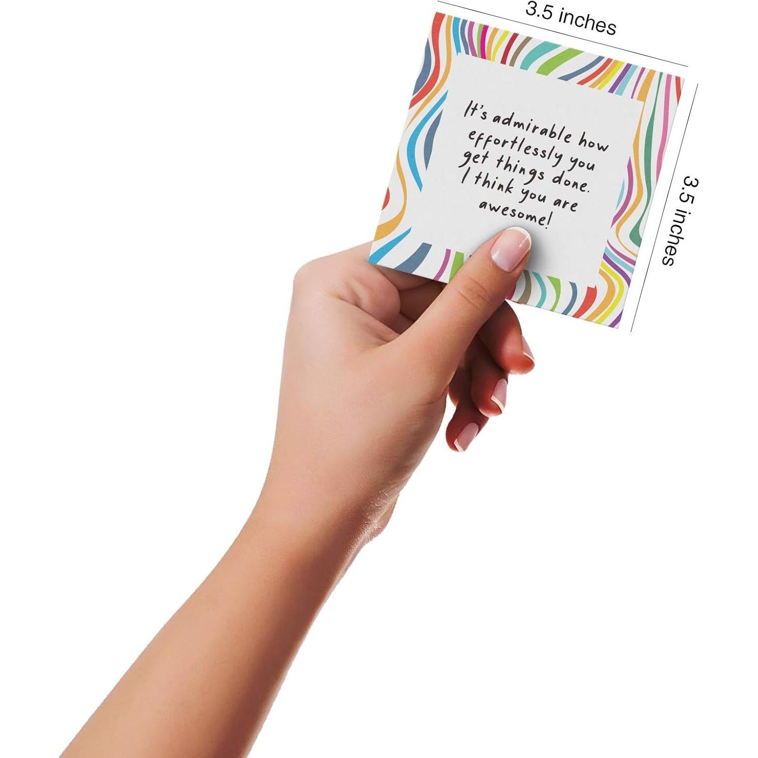 60 Tarjetas Inspiracionales Dessie con Sobres Eres Asombroso