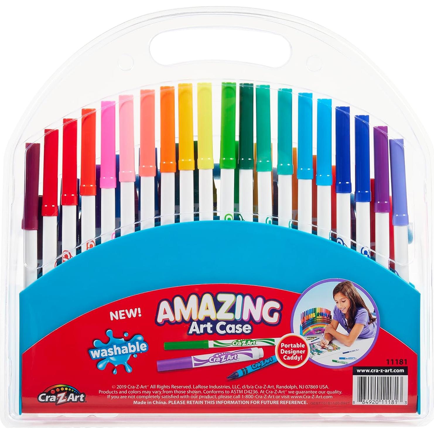 Estuche de Arte Cra-Z-Art 64 Piezas Crayones y Marcadores