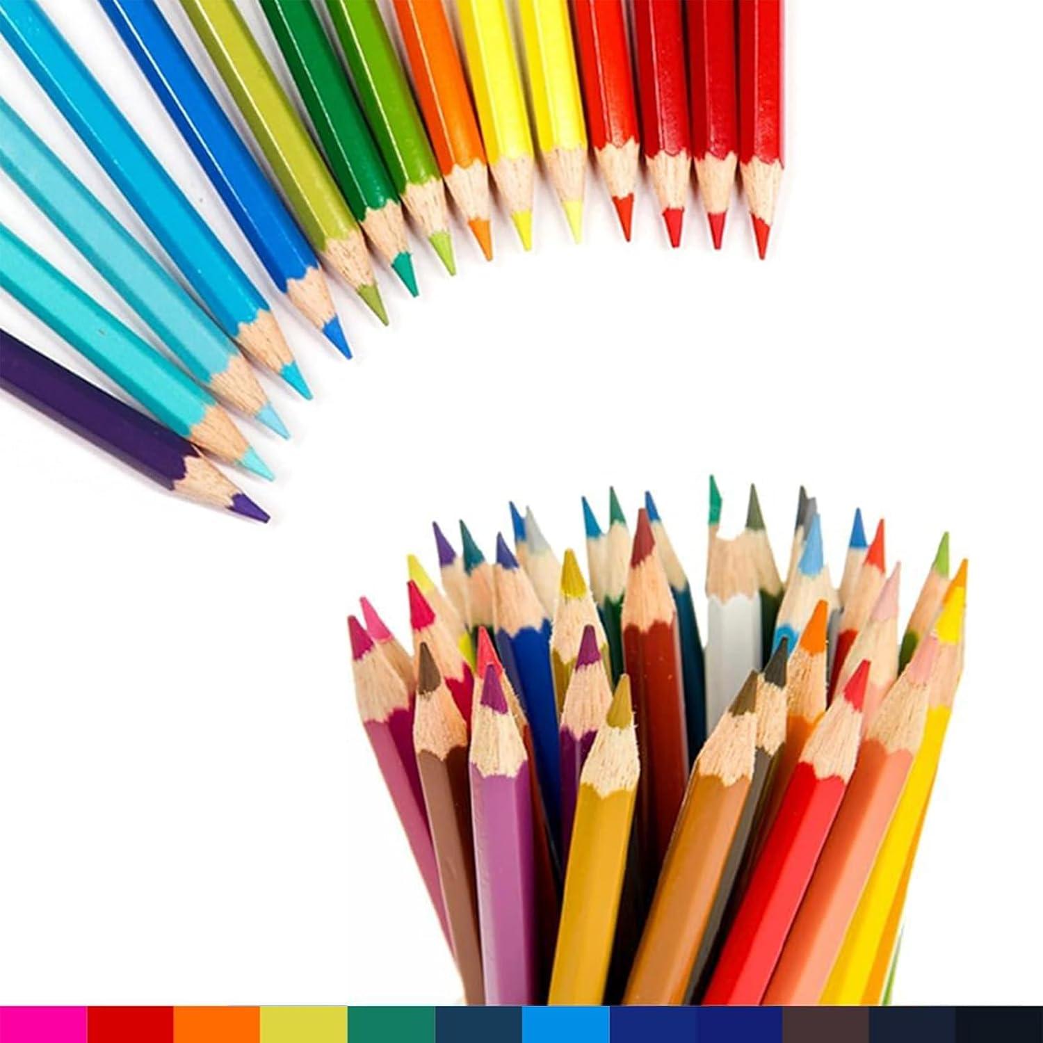 Lápices de Colores SKKSTATIONERY 50Pcs Multicolor 17.78cm