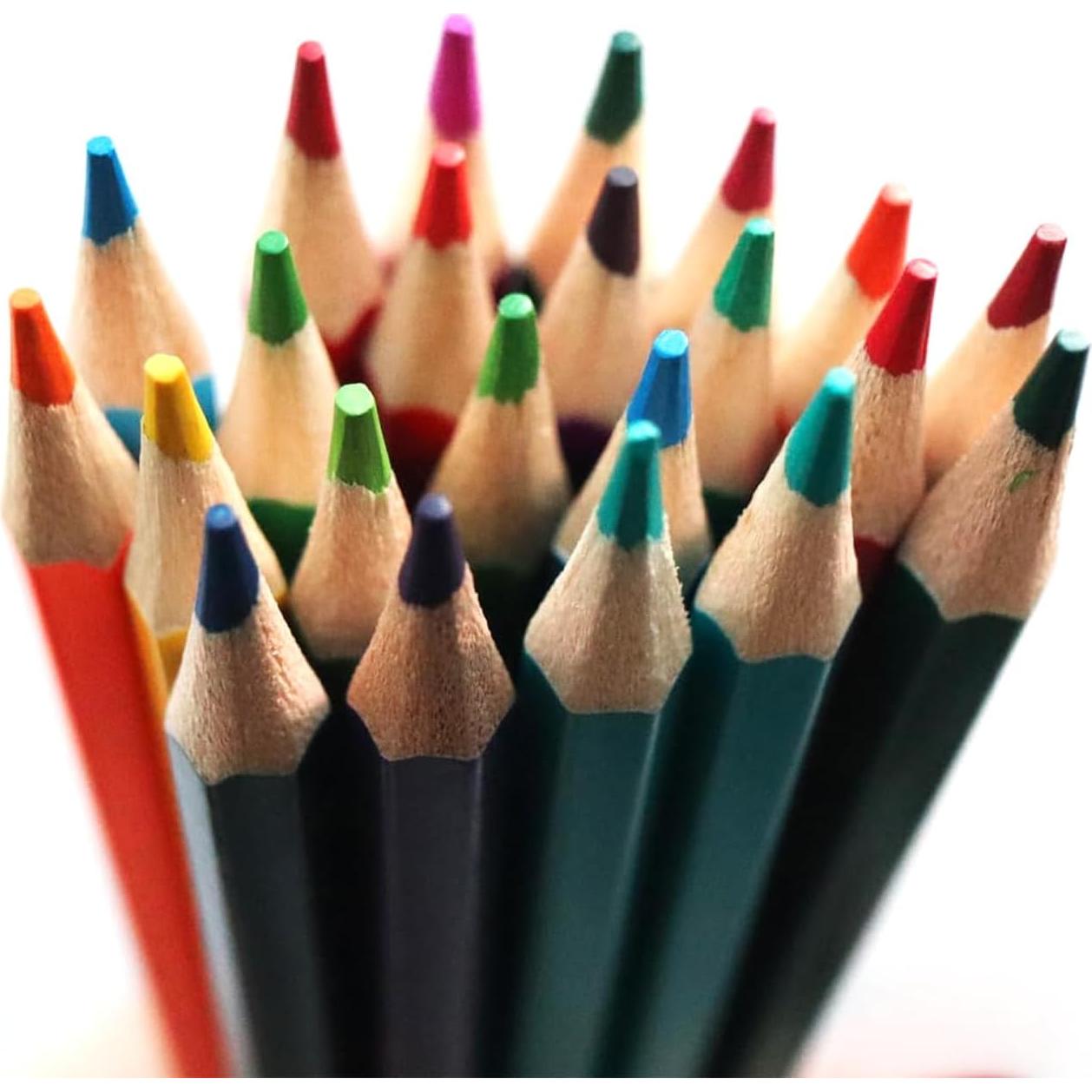 Lápices de Colores SKKSTATIONERY 50Pcs Multicolor 17.78cm