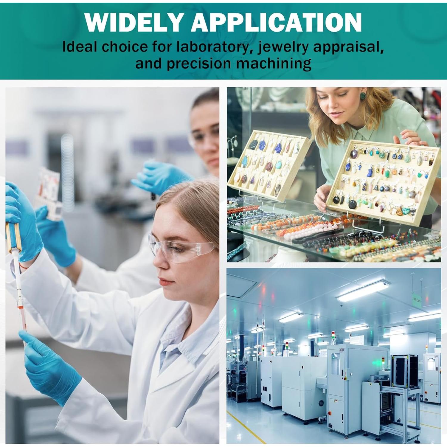 Balanza de Laboratorio Digital SASVY 500g x 0.001g Alta Precisión