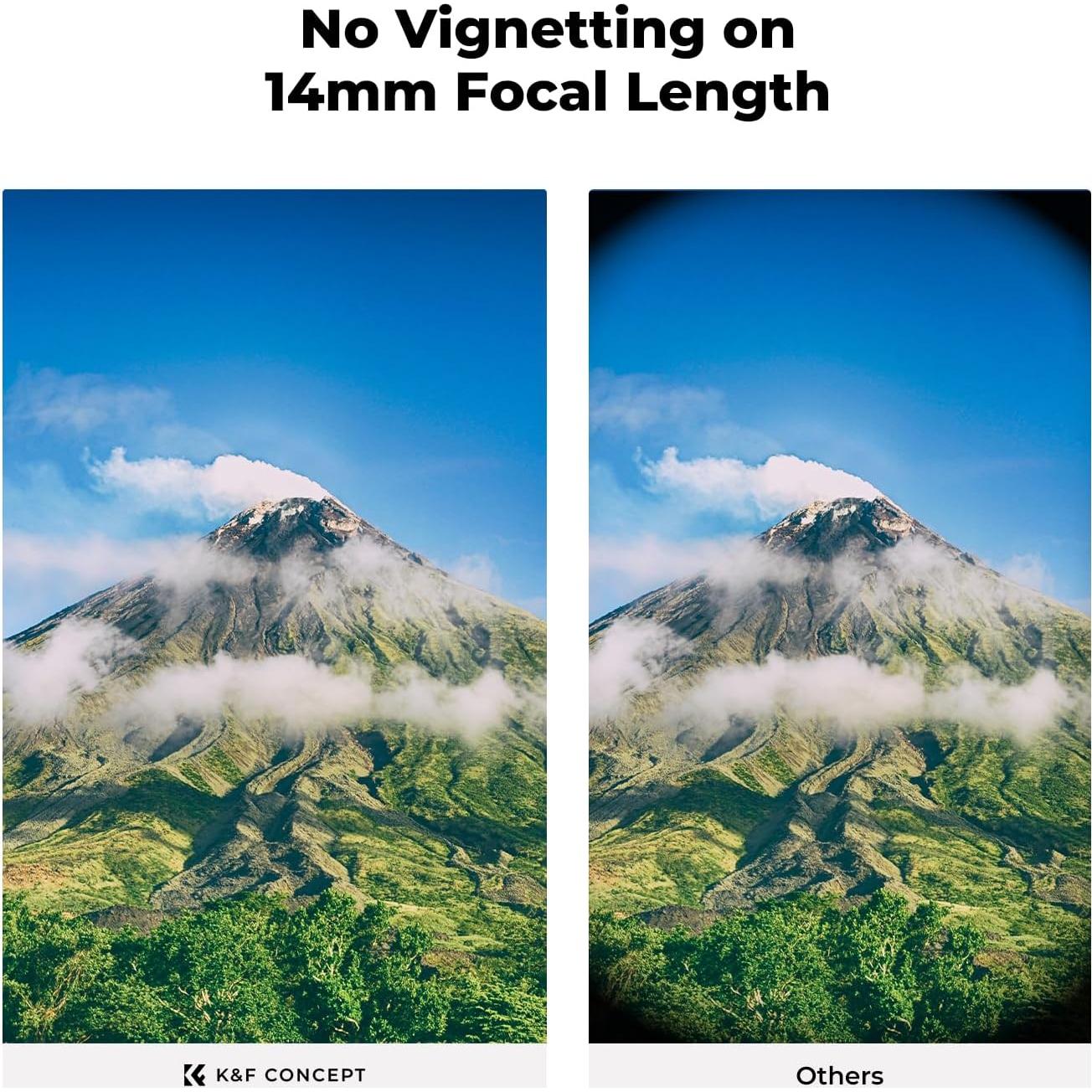 K&F Concept 49mm MC UV Lens Protection Filter with Filter Cap Cleaning Cloth Optical Glass Ultra Slim 28 Multi-Layer Coatings Camera Lens UV Filter (Nano-X Series)