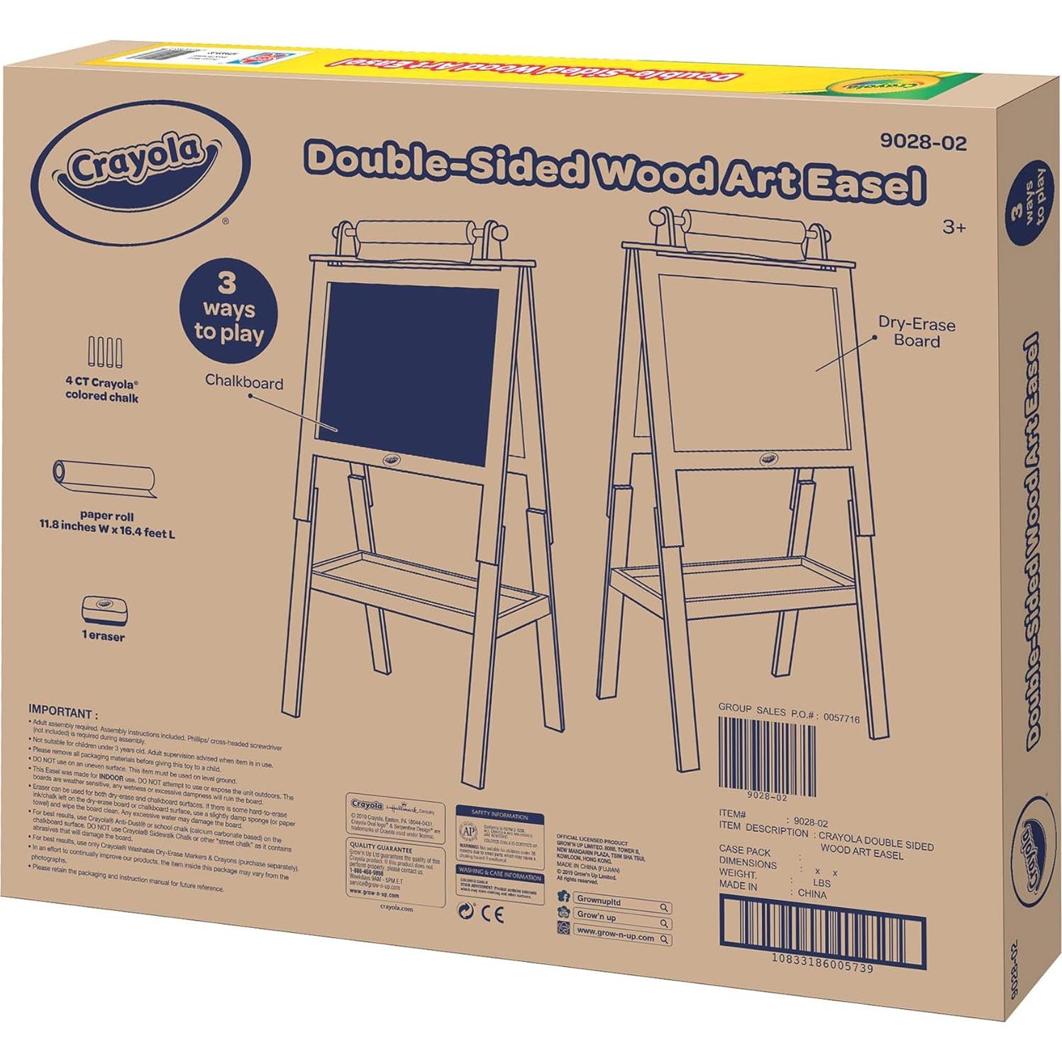 Caballete Doble Cara Grow'n Up Madera 58x43 cm Borrable