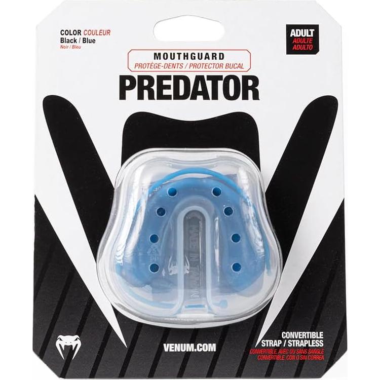 Protector Bucal Venum Predator - Ajuste Personalizado, Negro/Azul