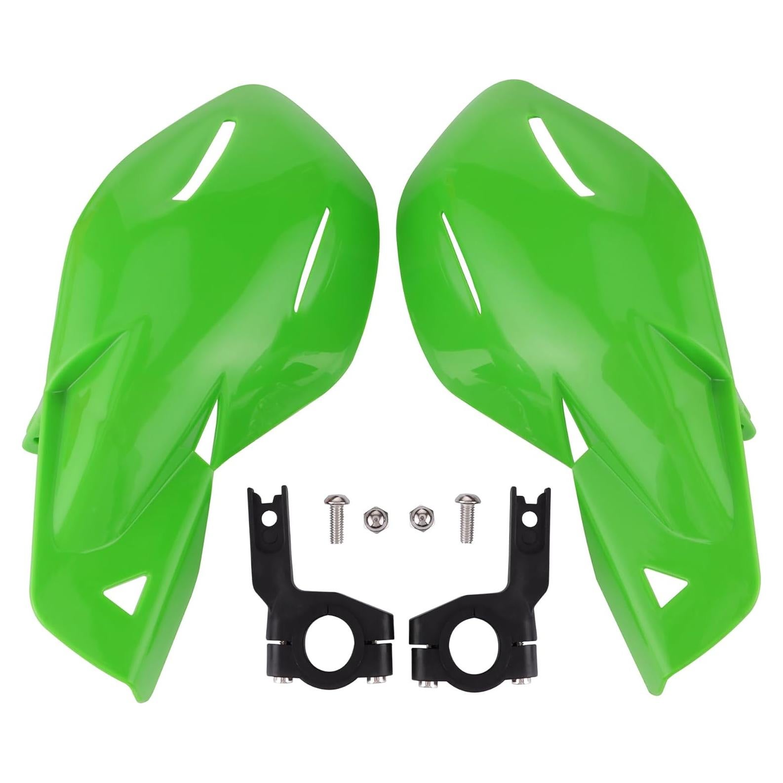 GOOFIT Protectores de Manillar Verde 7/8" para Motocicleta Off-road