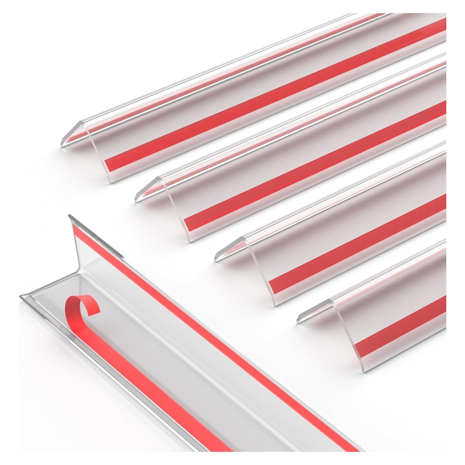 Protector de Esquina de Pared RUANSTEC 5 Piezas Transparente 90 cm