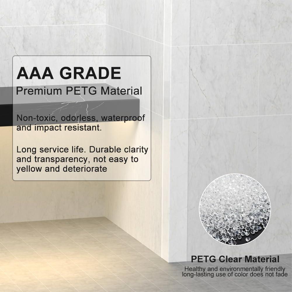 Protector de Esquina de Pared RUANSTEC 5 Piezas Transparente 90 cm