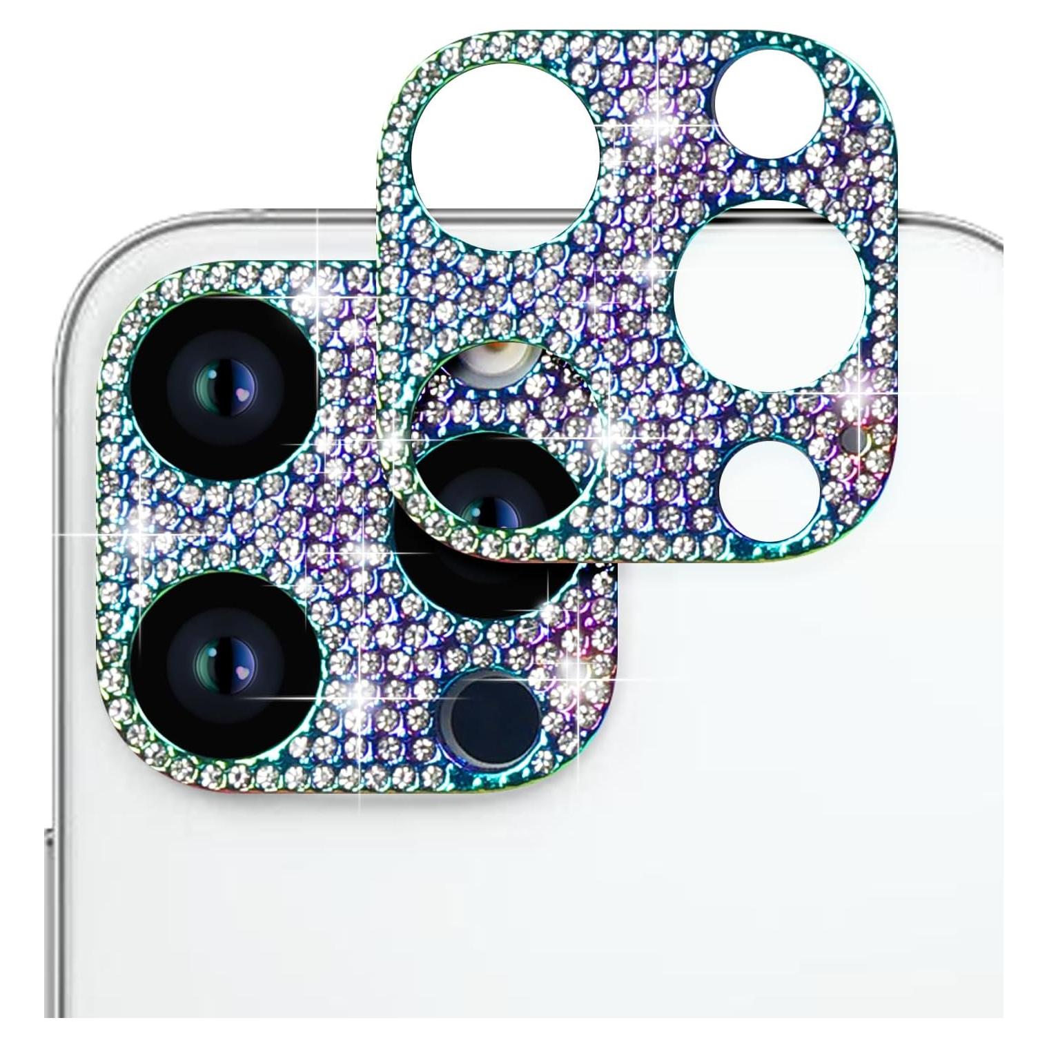 Protector de Lente de Cámara Brillante Omorro para iPhone 16 Pro Max