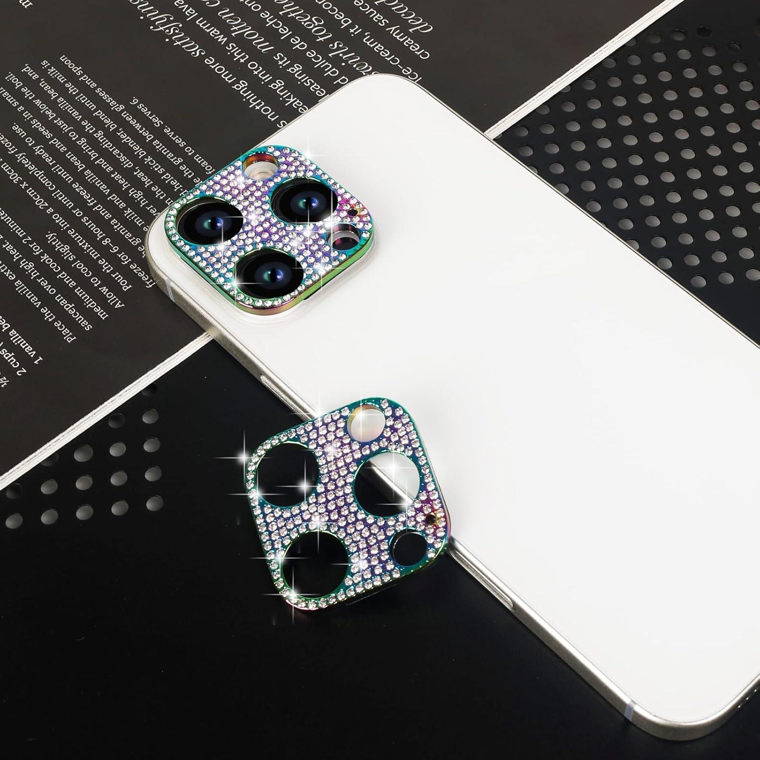 Protector de Lente de Cámara Brillante Omorro para iPhone 16 Pro Max