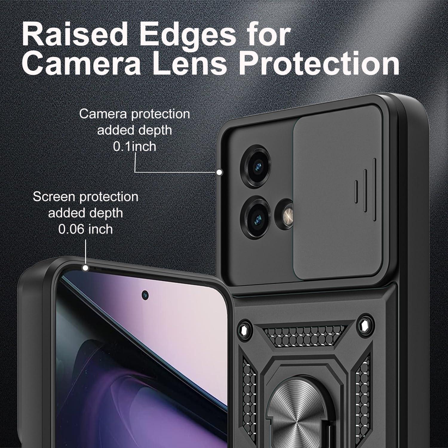 Funda Protectora AKINIK para Moto G Stylus 4G 2023 - Negro