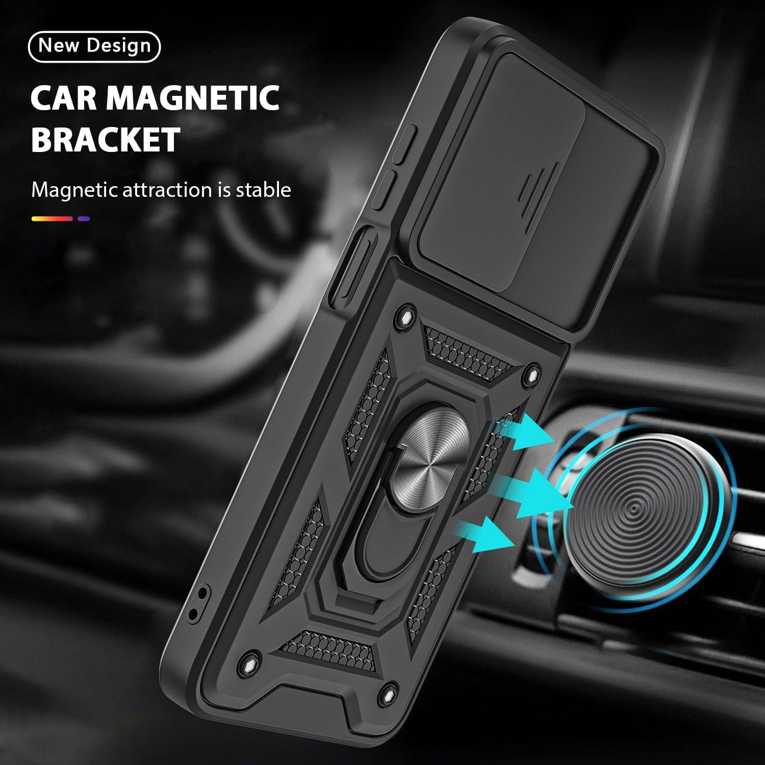 Funda Protectora AKINIK para Moto G Stylus 4G 2023 - Negro