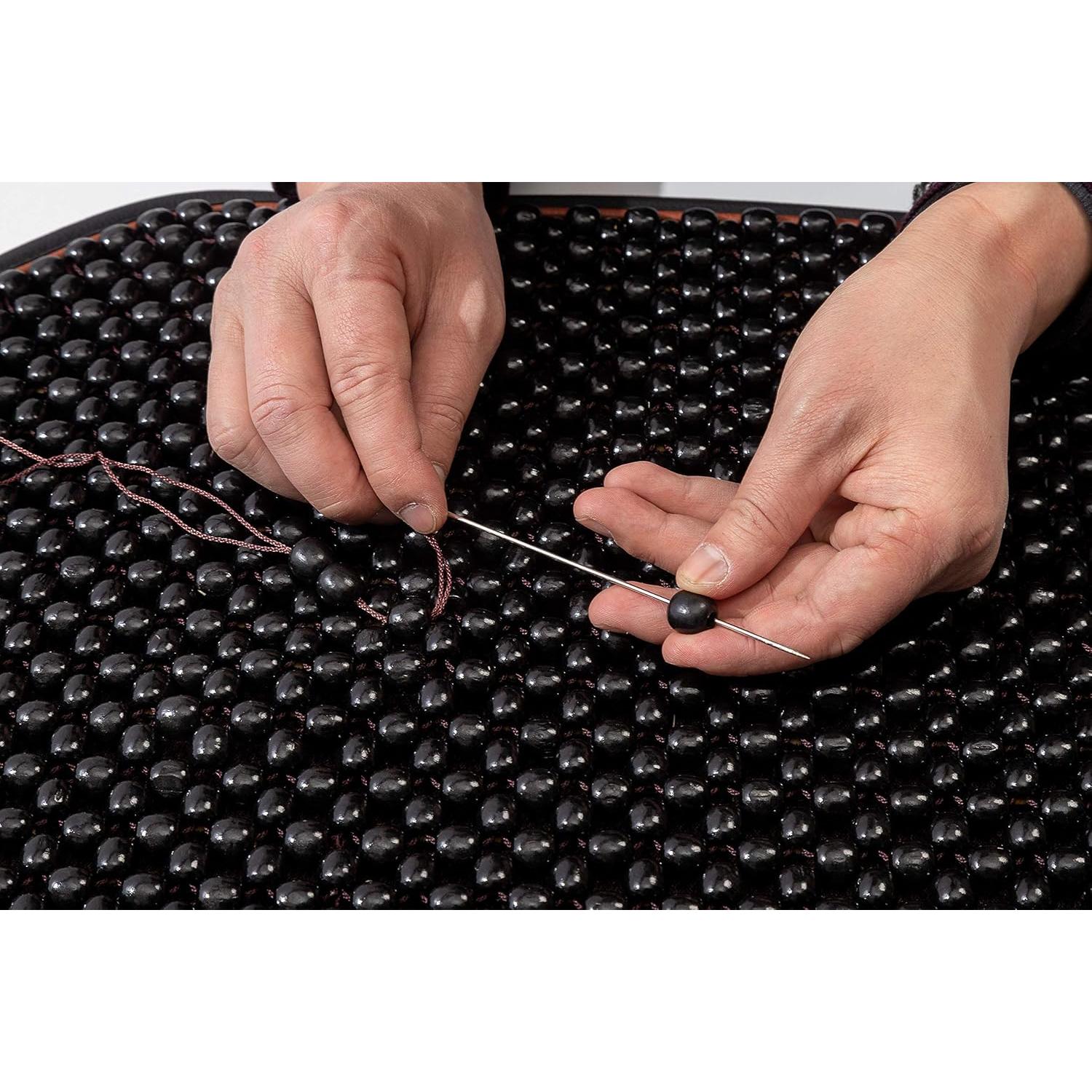 Cojín de Asiento de Coche KENNISI con Perlas Masajeador 45.72x45.72cm