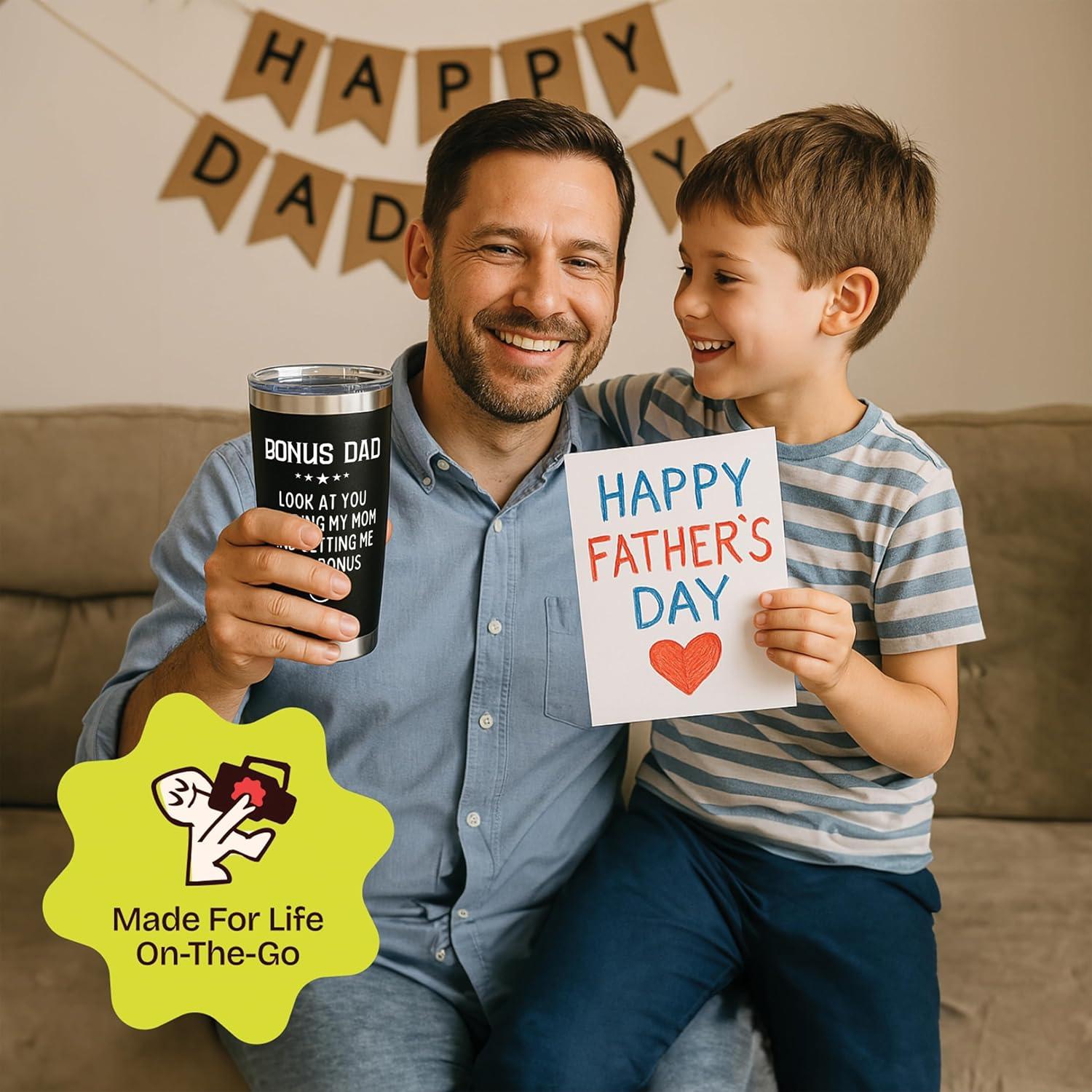 Vaso Térmico Negro 20oz KLUBI para Papá Extra - Regalo Día del Padre