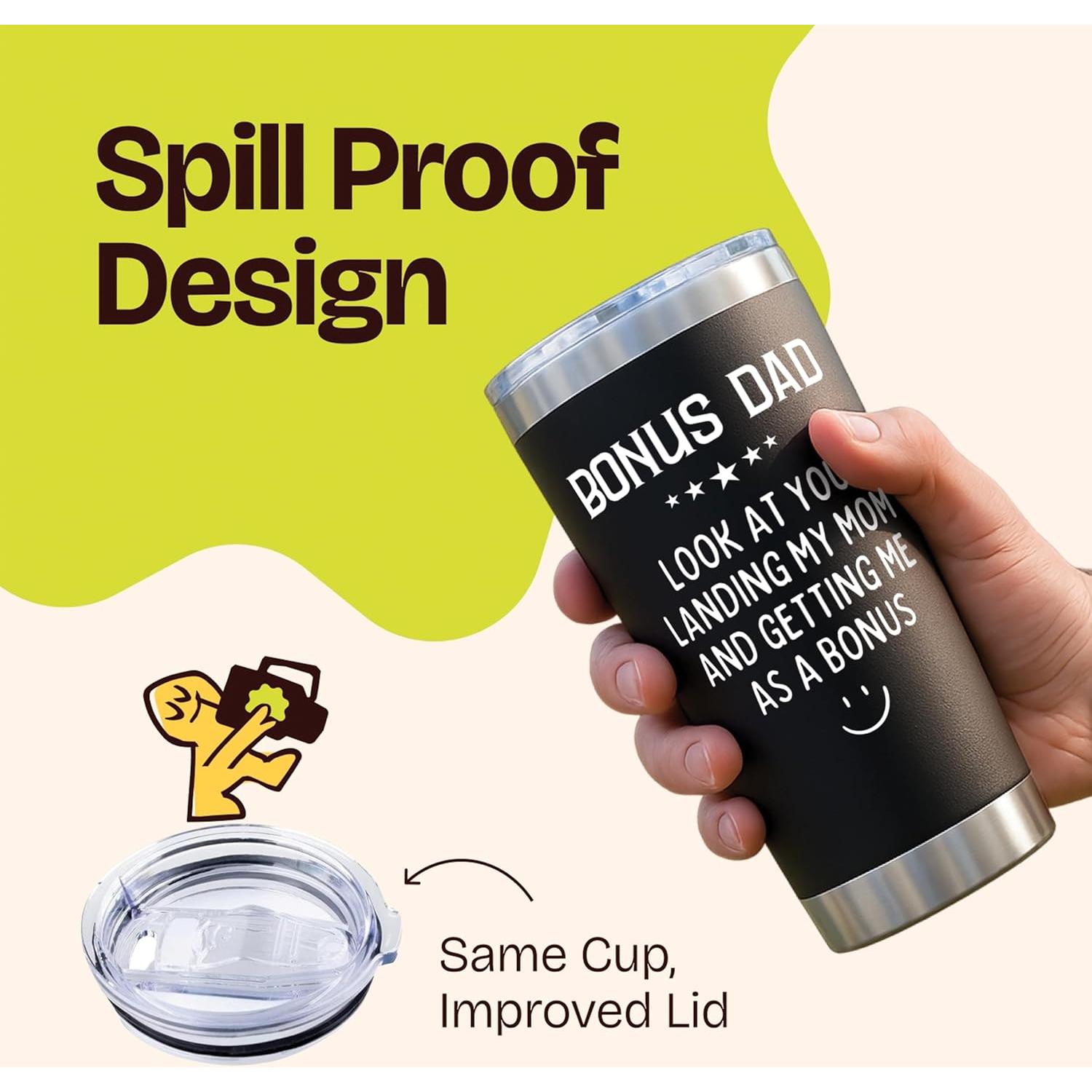 Vaso Térmico Negro 20oz KLUBI para Papá Extra - Regalo Día del Padre