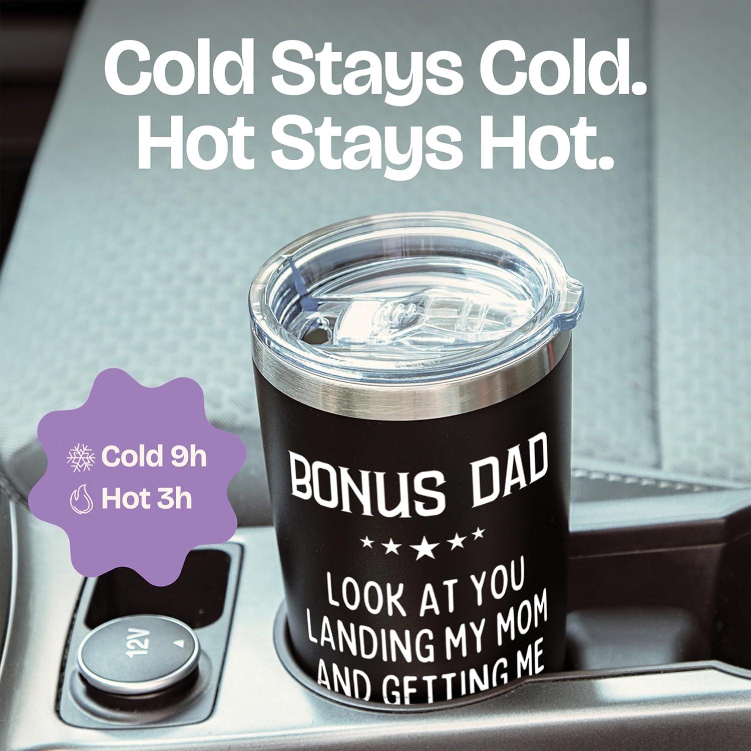 Vaso Térmico Negro 20oz KLUBI para Papá Extra - Regalo Día del Padre