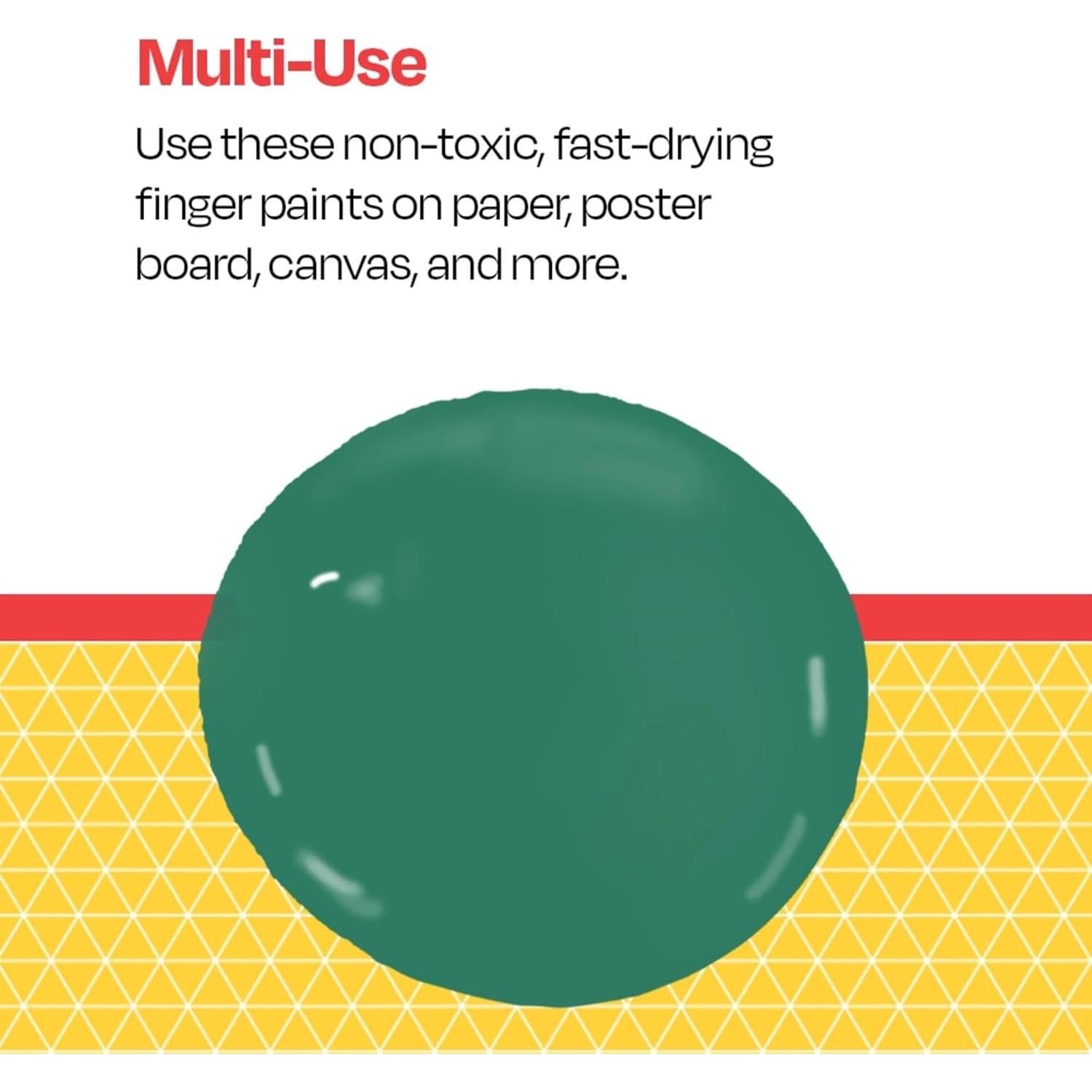 Pintura de Dedos Lavable School Smart Verde 0.95L