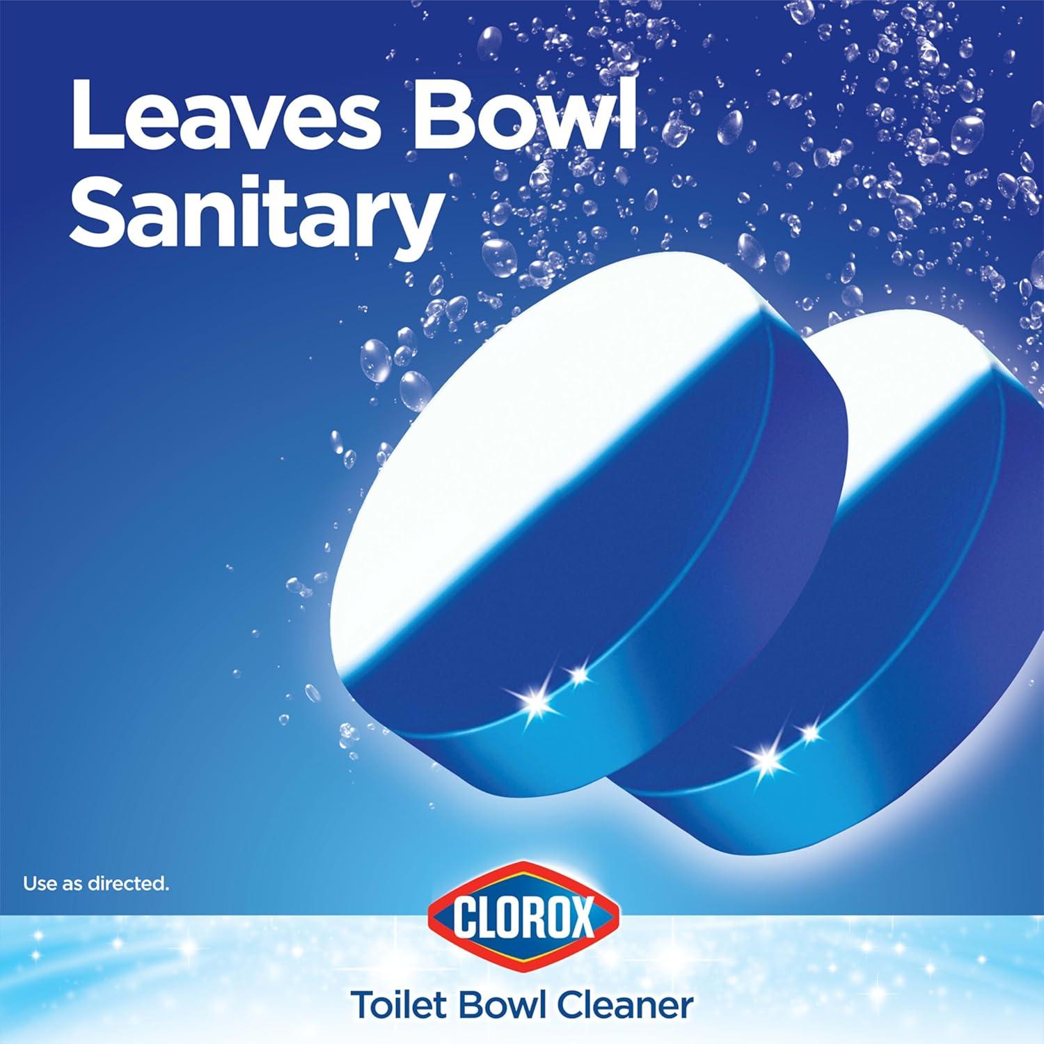 Tabletas de Inodoro Clorox Ultra Clean Blanqueador 2 Unidades