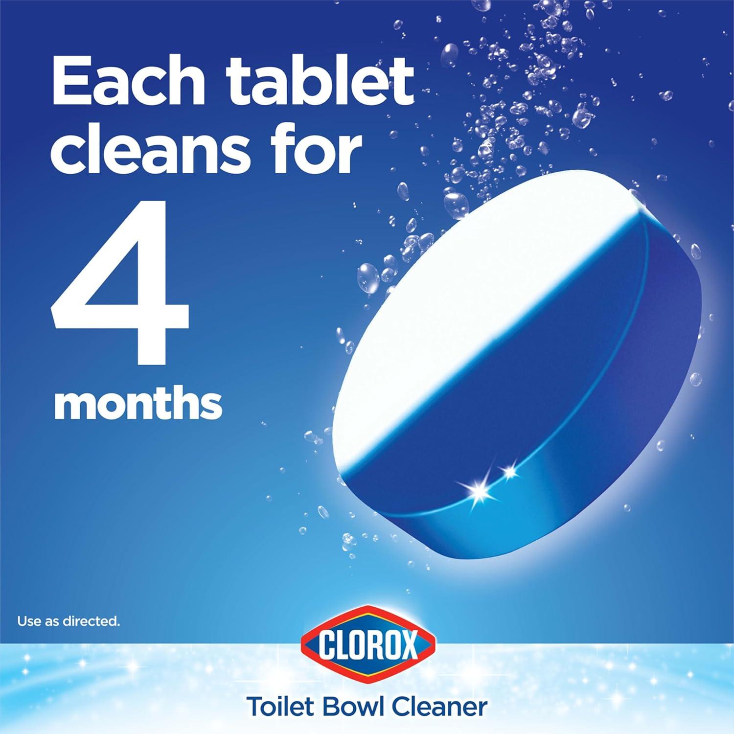 Tabletas de Inodoro Clorox Ultra Clean Blanqueador 2 Unidades